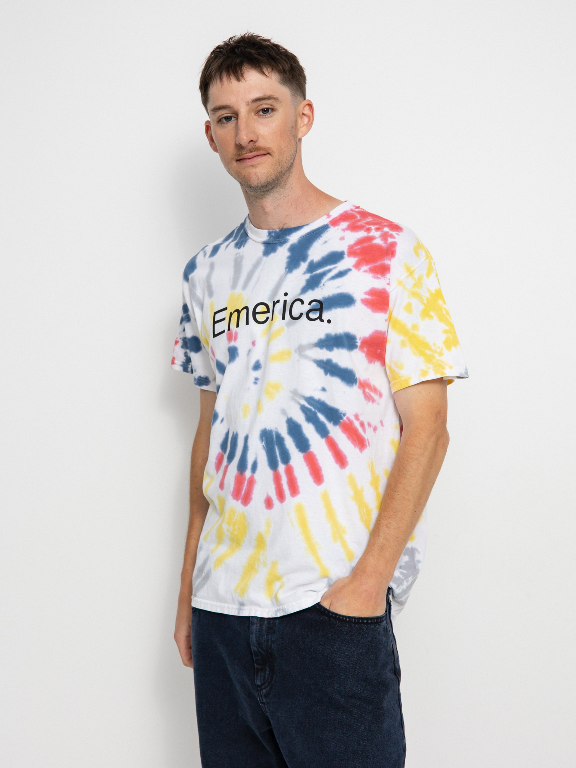 Emerica Pure Smile T-shirt (tie dye)