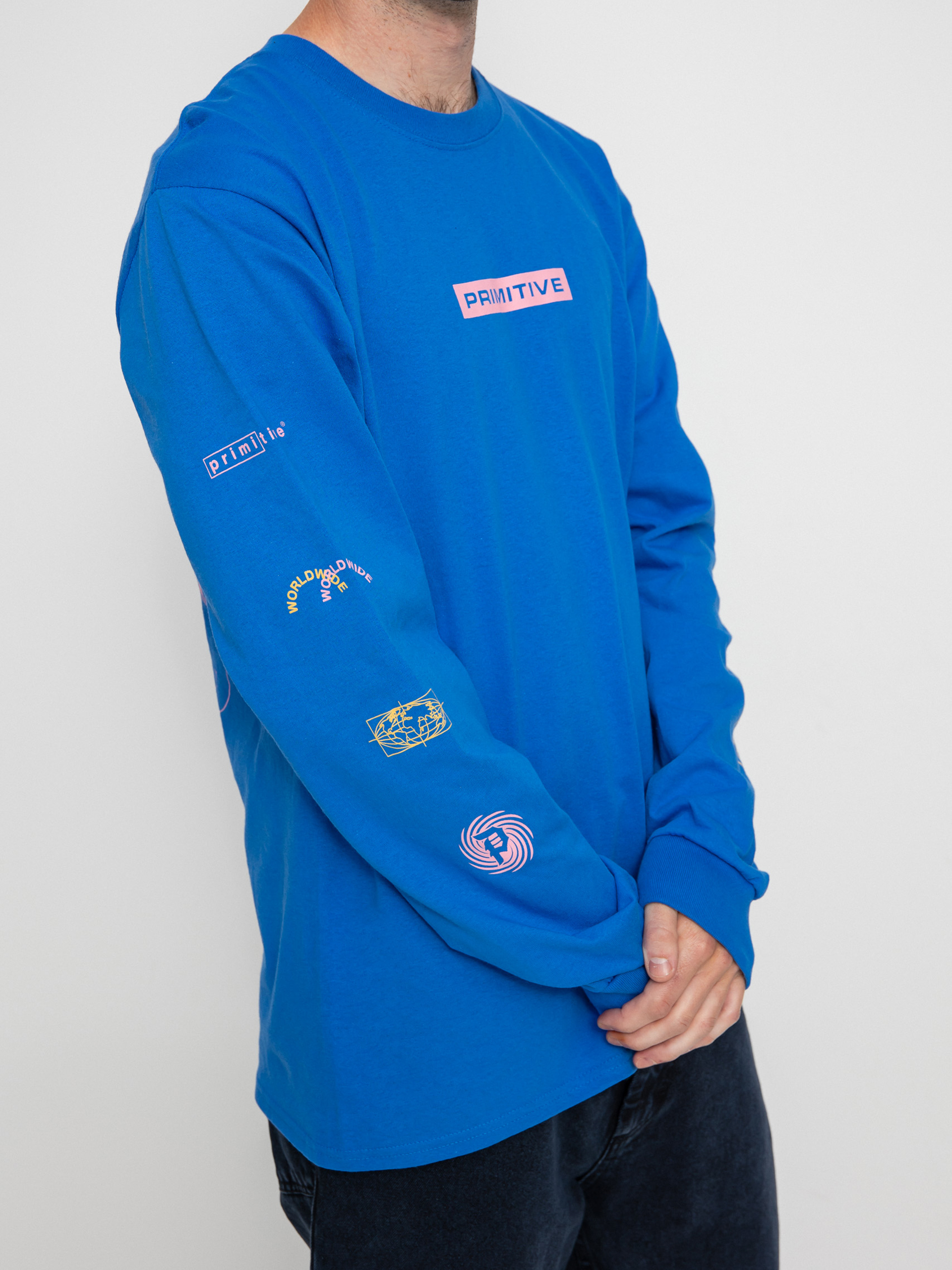 Primitive Demo Longsleeve (royal)