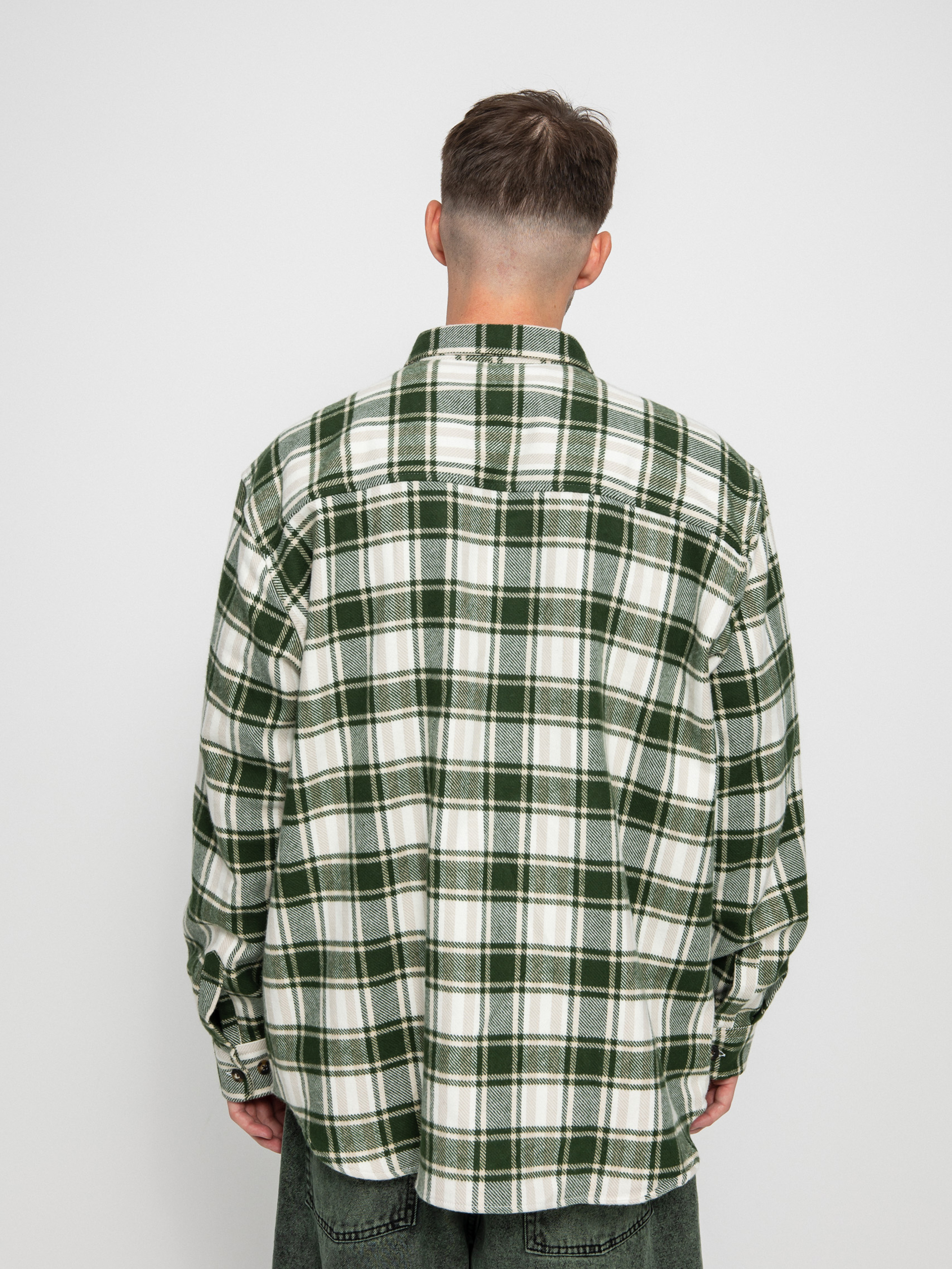 Polar Skate Flannel Shirt (dark olive)