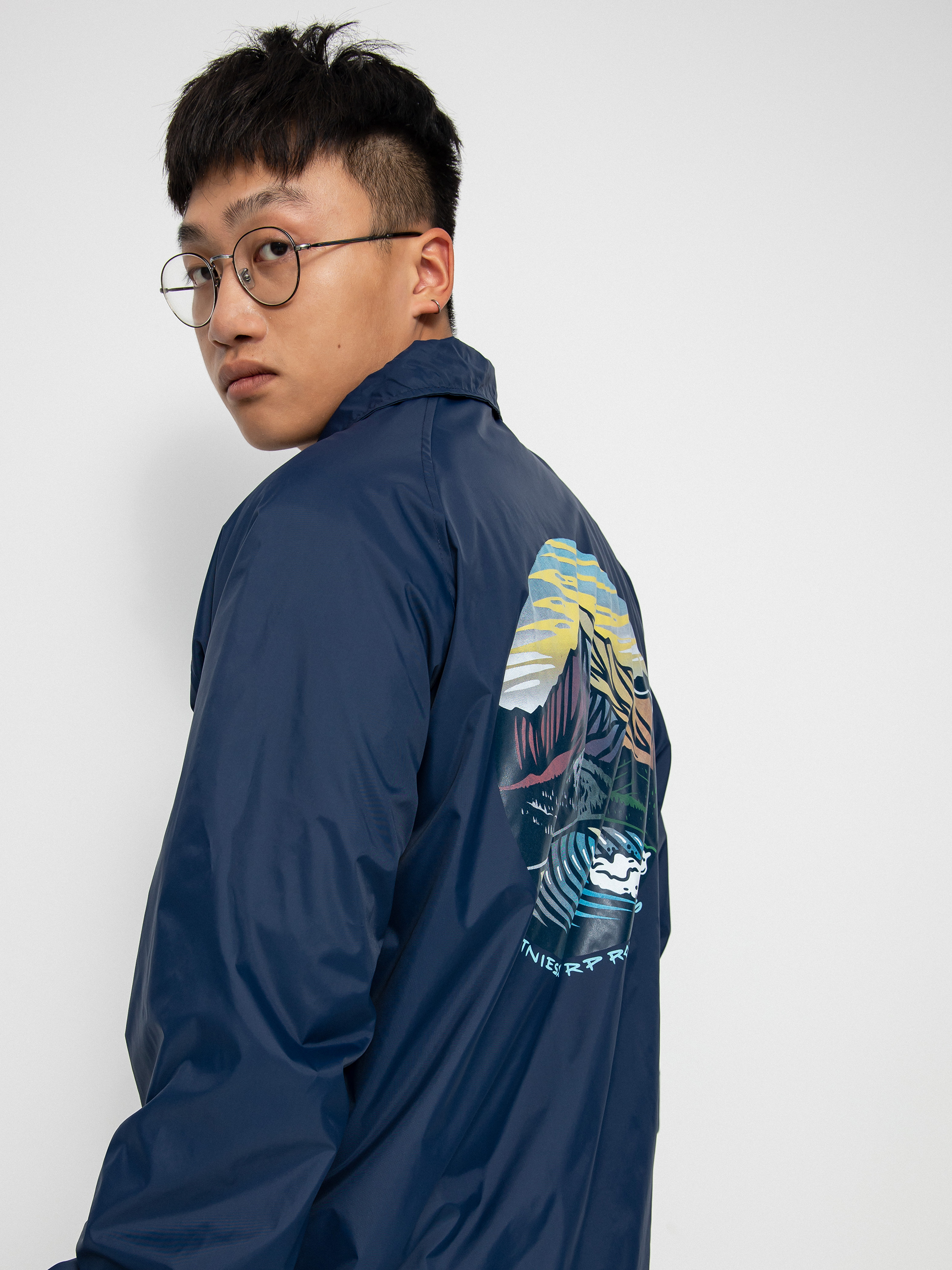 Etnies Rp Coaches Jacket (navy)