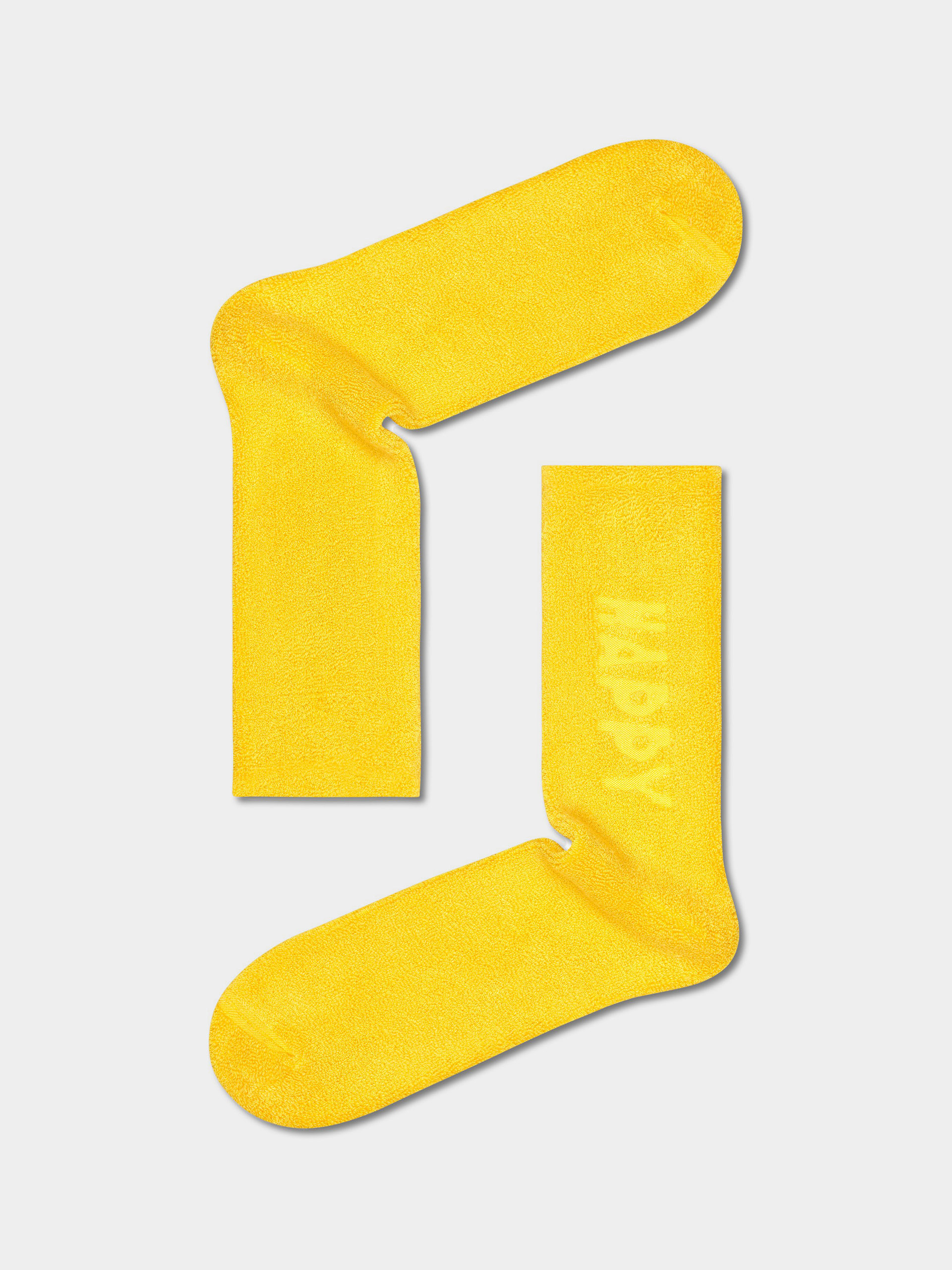 Happy Socks Terry 3/4 Crew Socks (yellow)