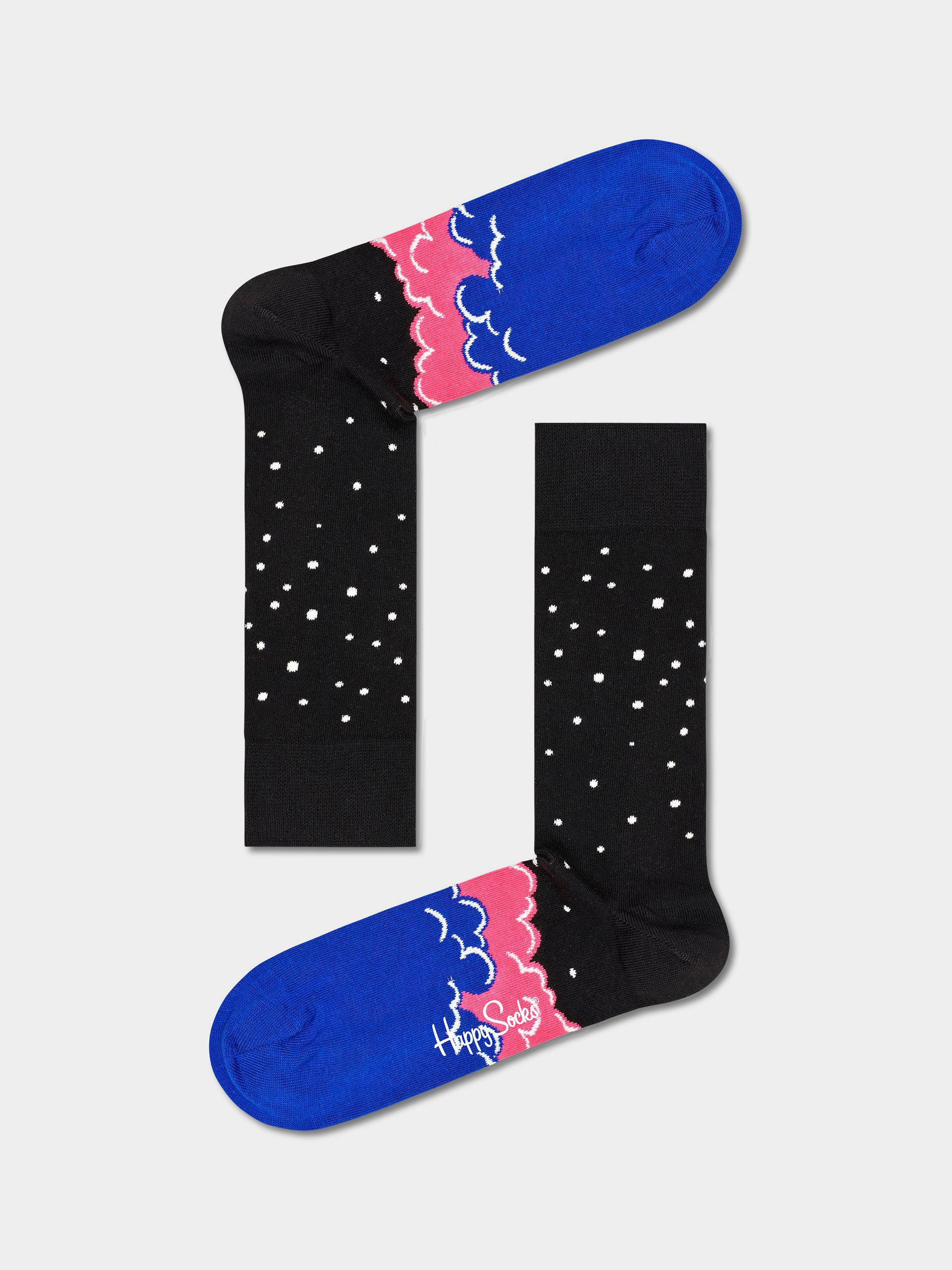 Happy Socks Over The Cloud Socks (black)