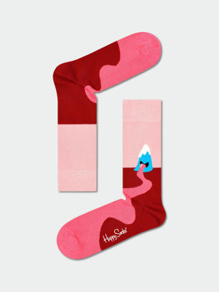 Happy Socks Mountain High Socken (pink)