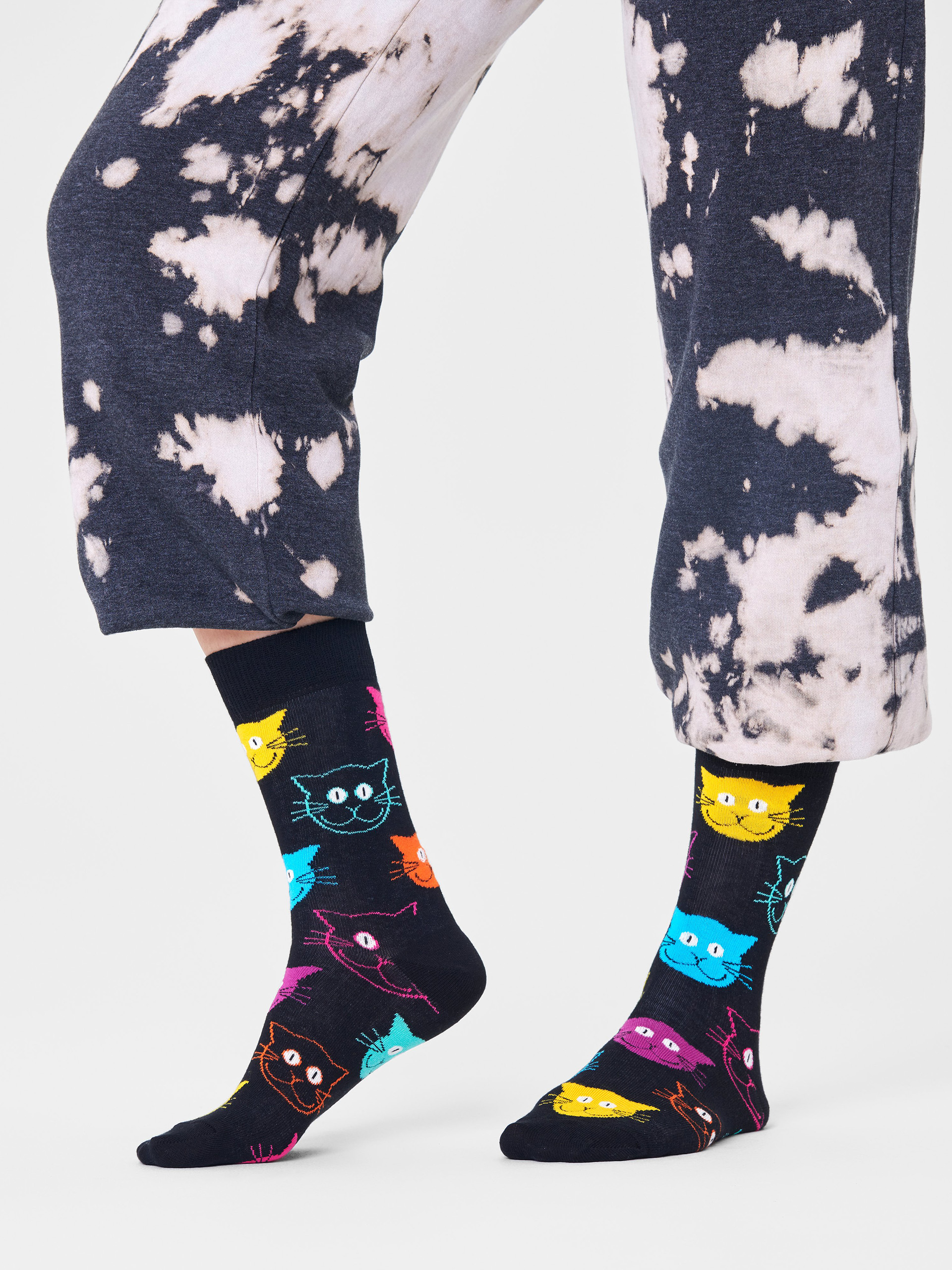 Happy Socks Cat Socken (black)