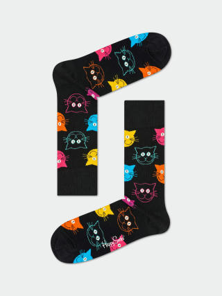 Happy Socks Cat Socken (black)