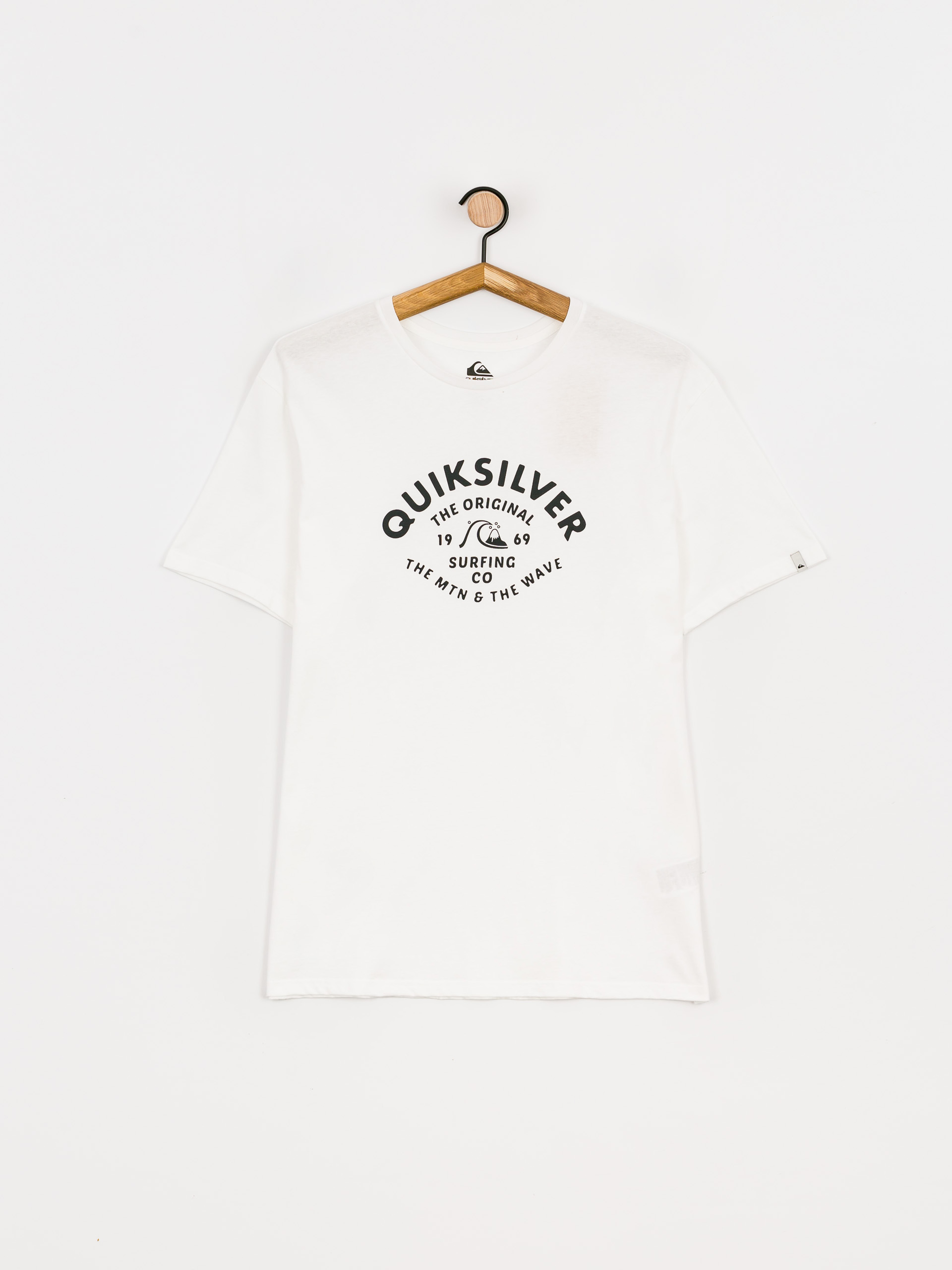 Quiksilver Script Talk Front T-shirt (white)
