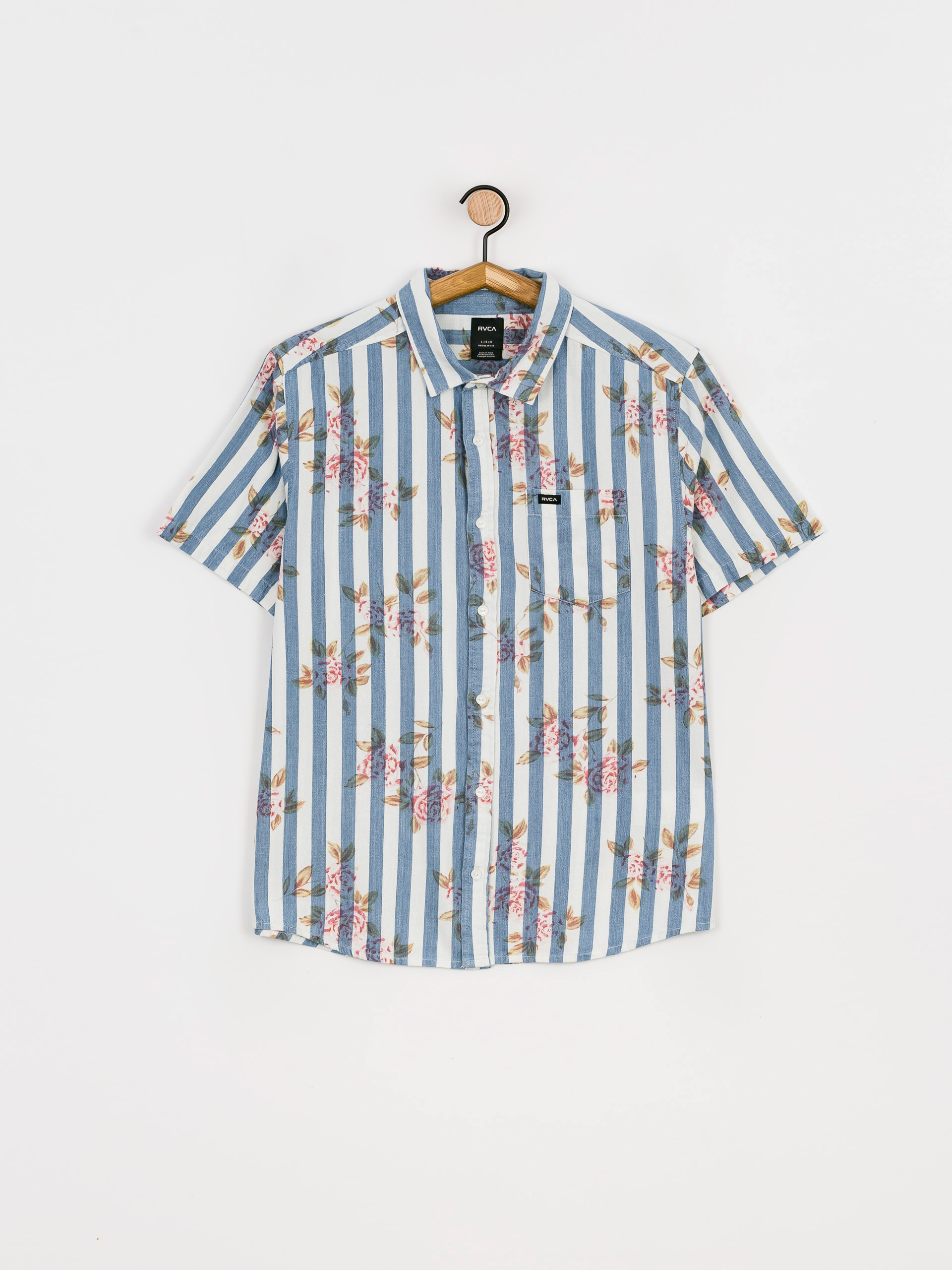 RVCA Harbour Shirt (denim floral)