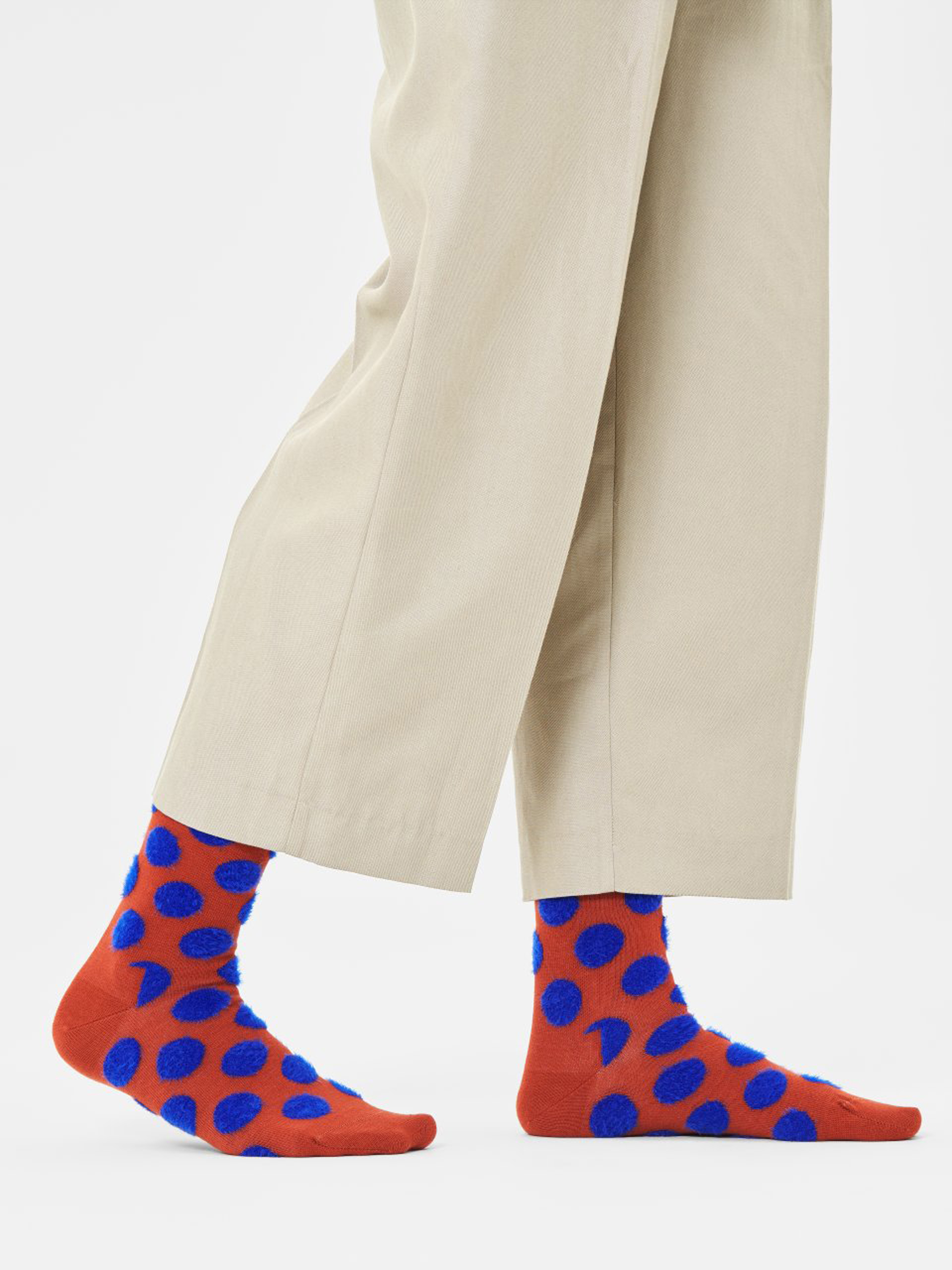 Happy Socks Big Dot Socken (magenta)