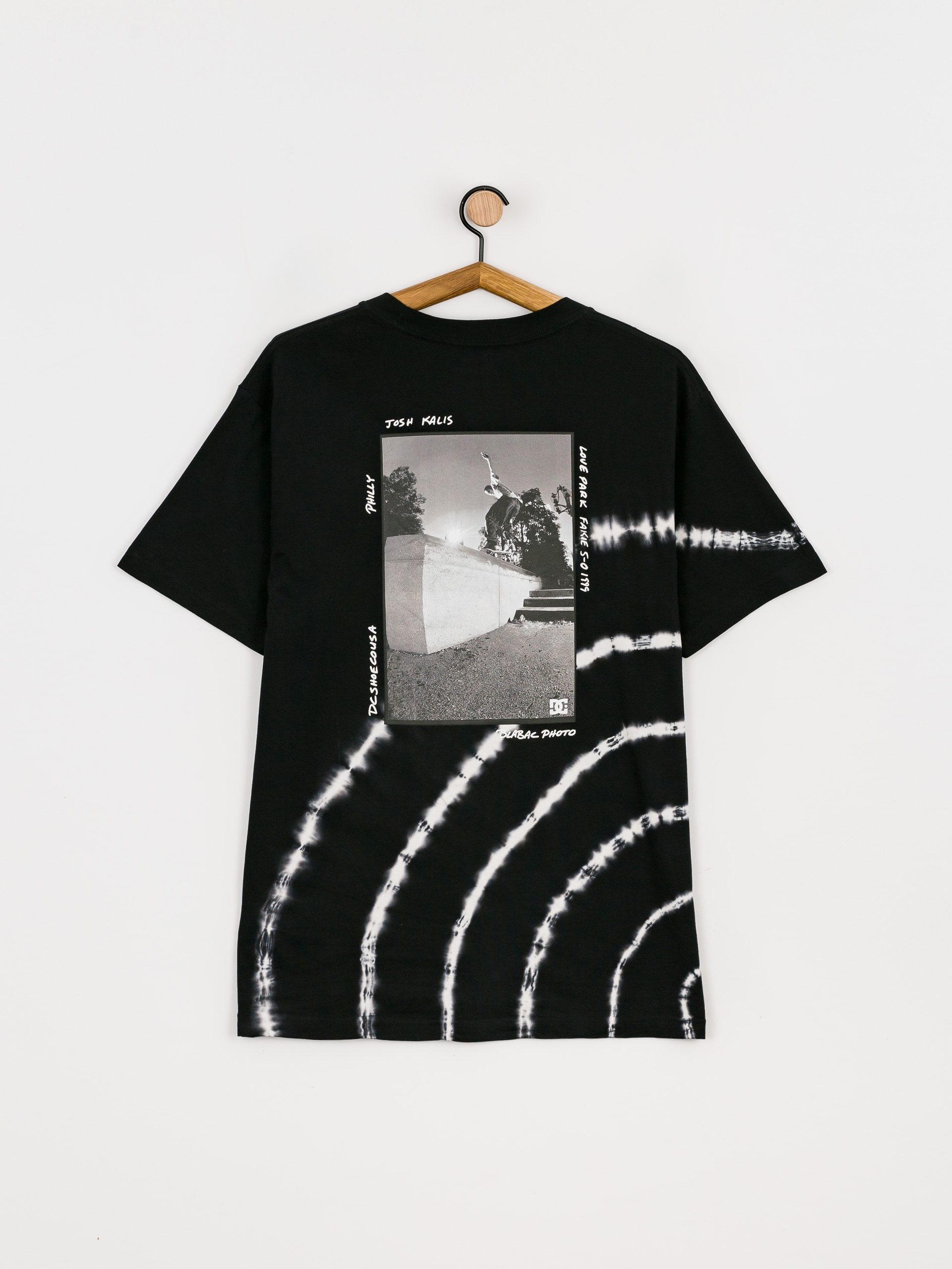 DC Blabac Kalis Love T-shirt (blk/wht spiraltiedye)