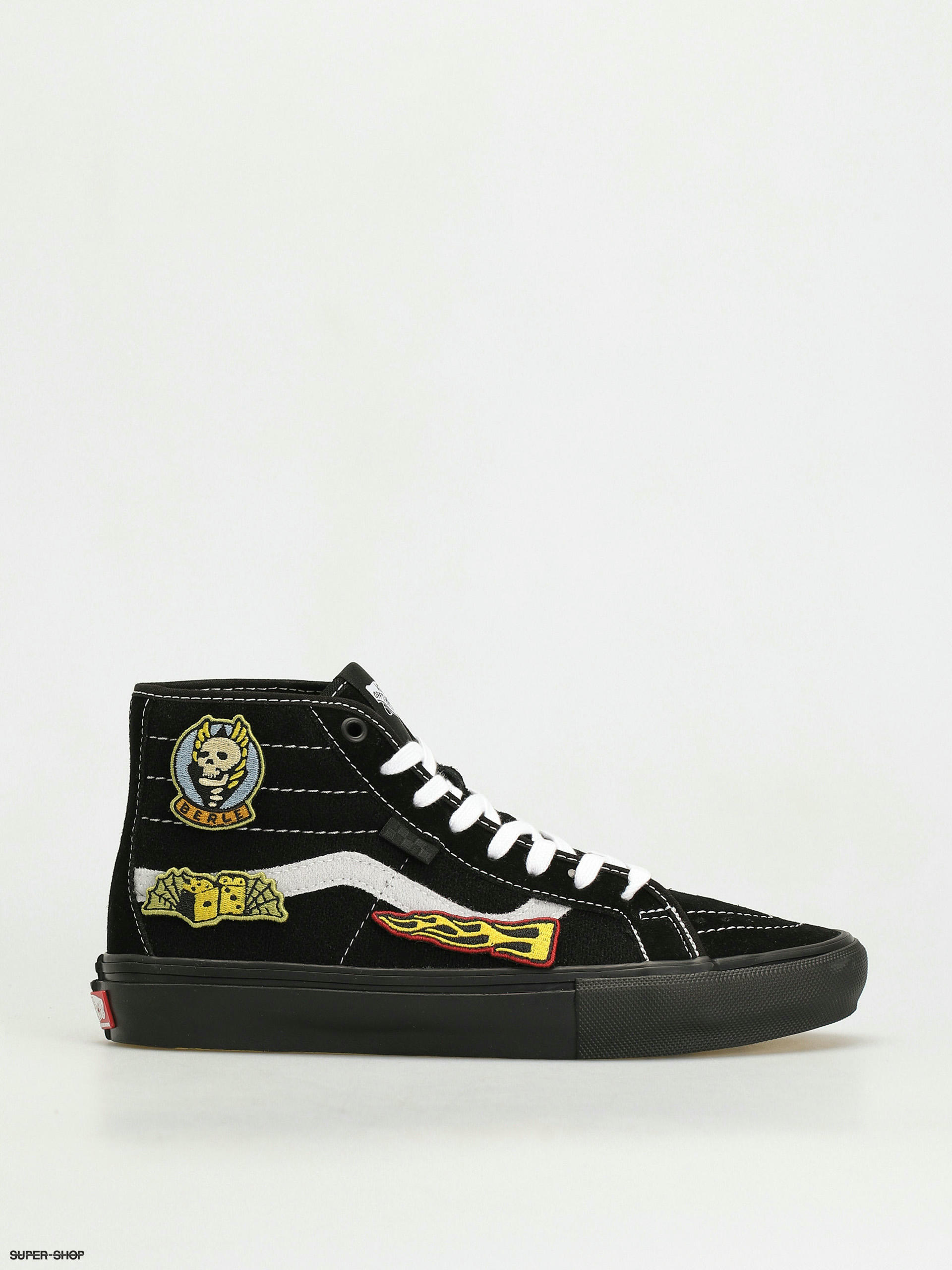 vans sk8 hi decon black