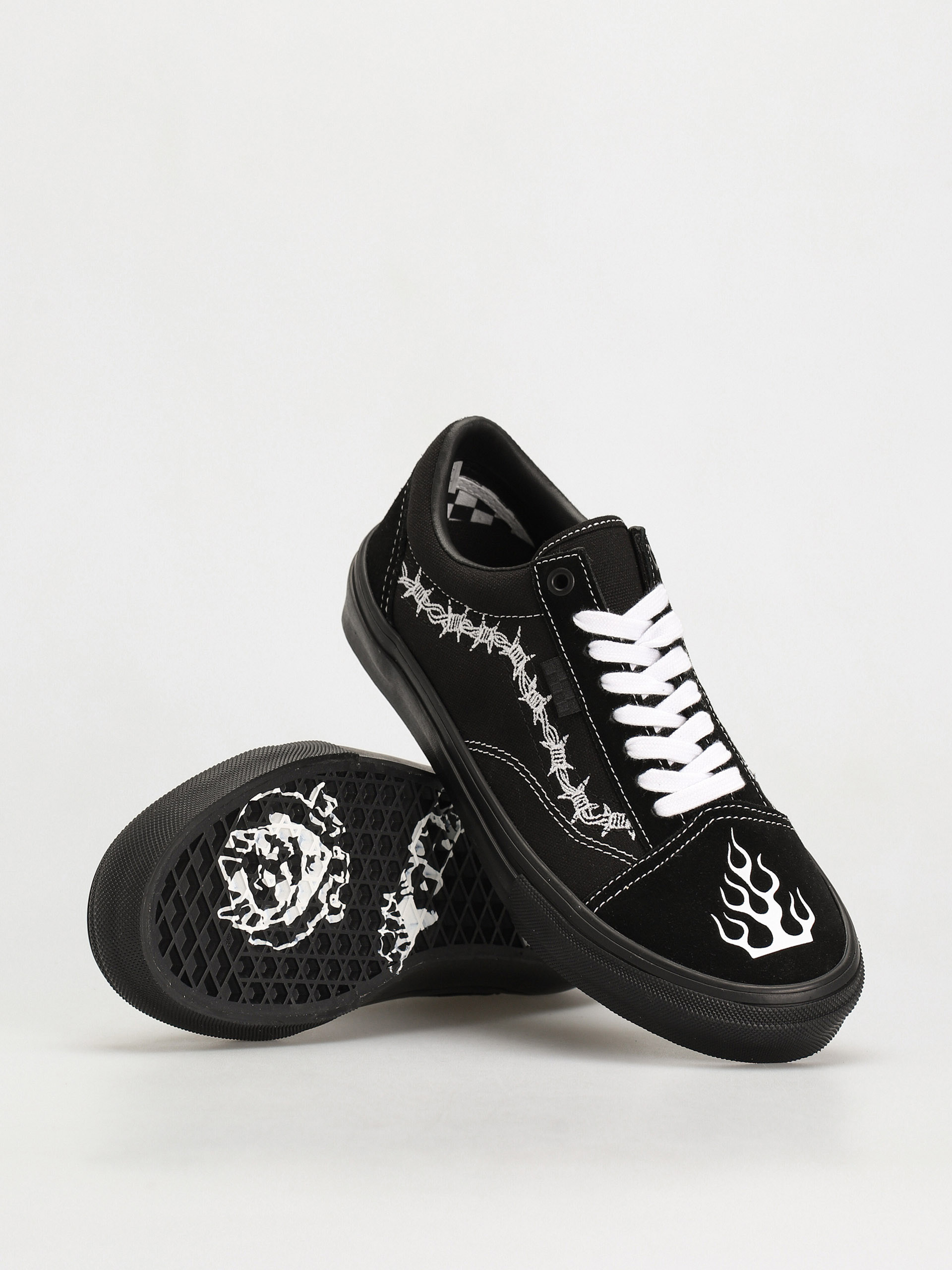 Vans Skate Old Skool Schuhe (elijah berle black/black/white)