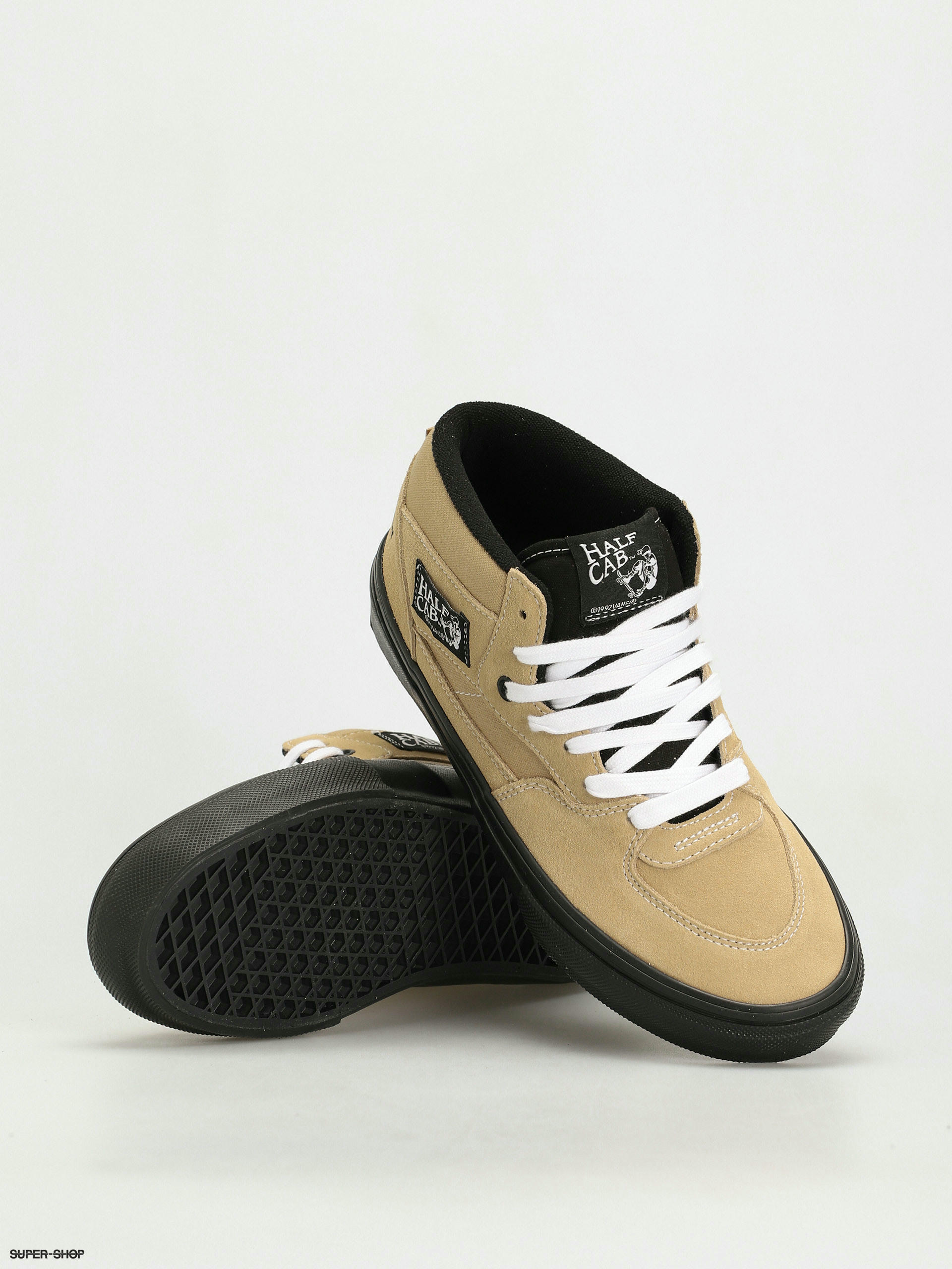 Vans Skate Half Cab Shoes - beige (elijah berle khaki/black)