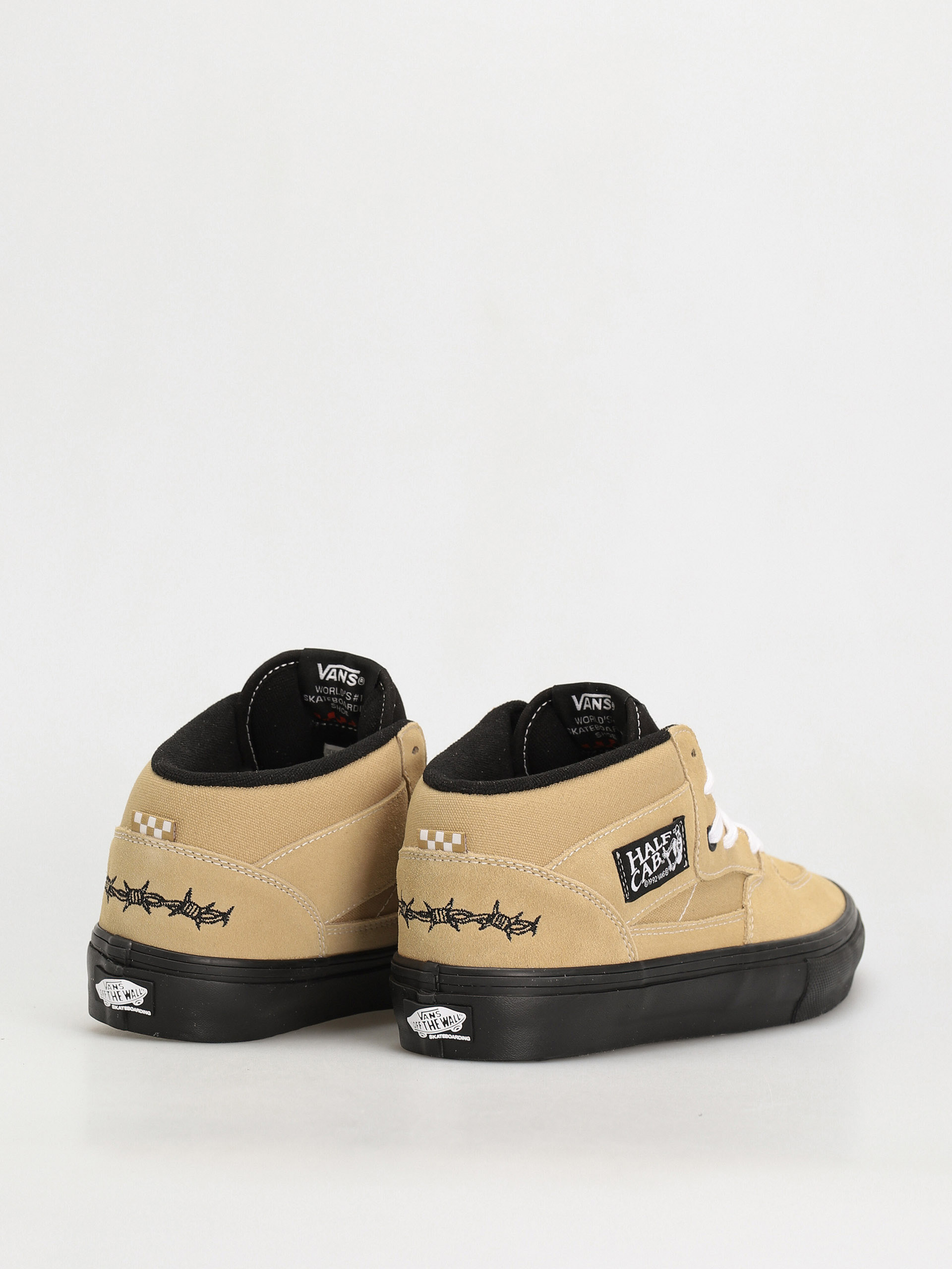 Vans Skate Half Cab Shoes Beige Elijah Berle Khakiblack