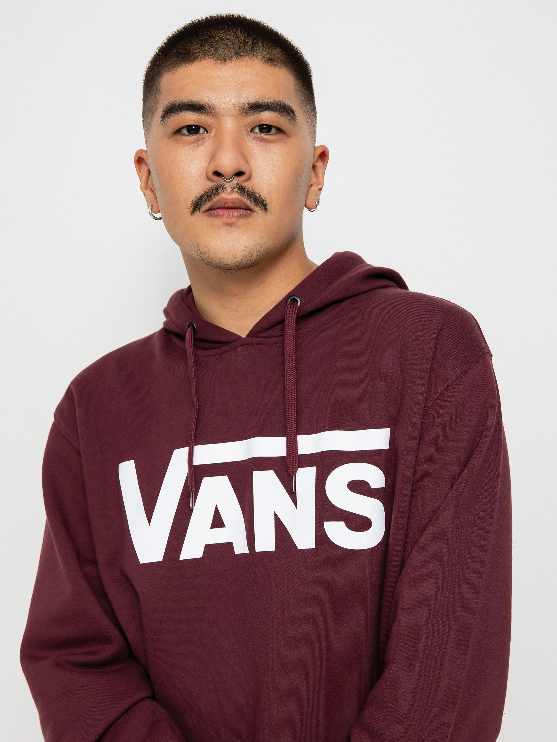 Vans Classic II HD Hoodie (port royale/white)