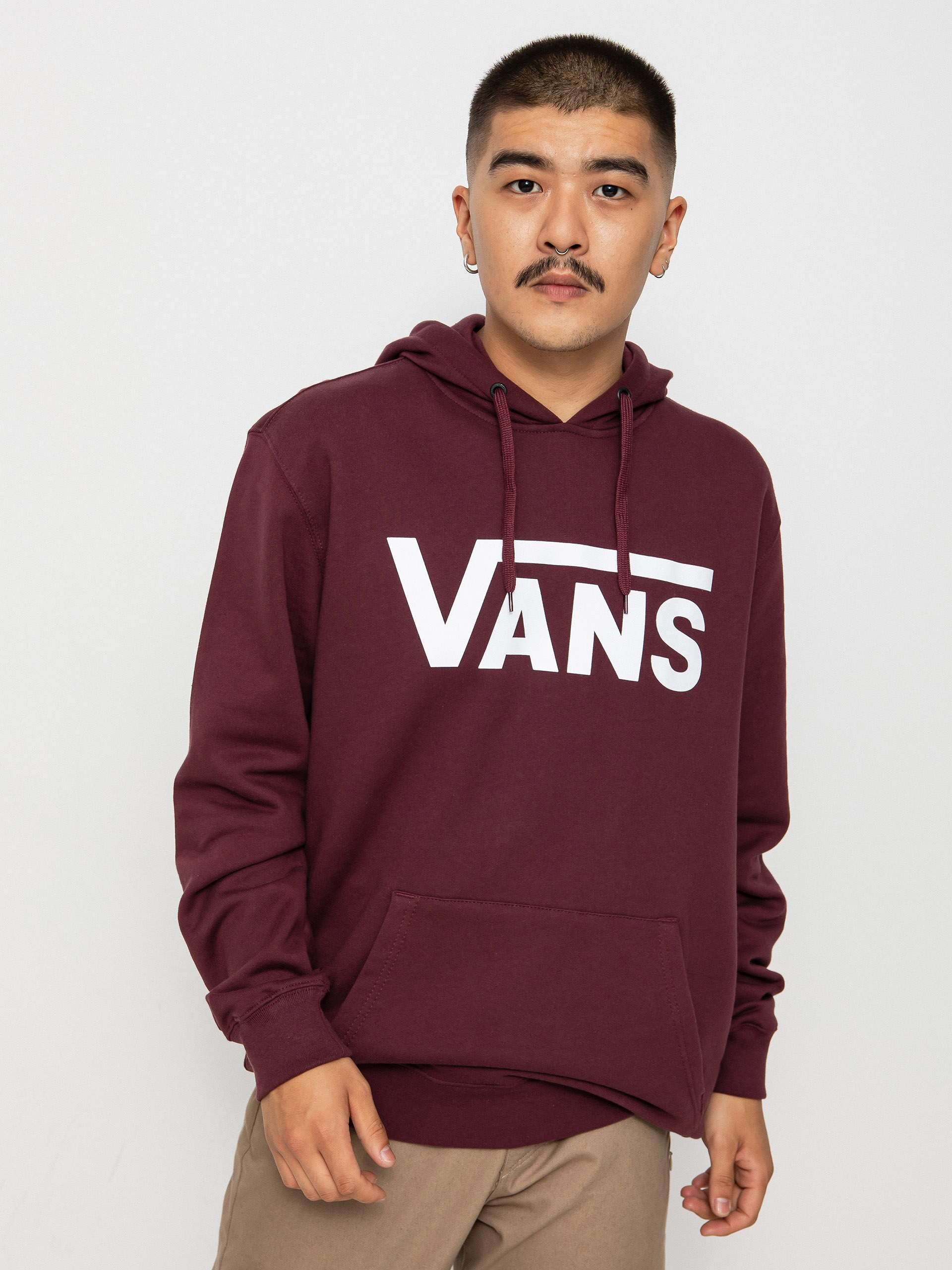 Vans Classic II HD Hoodie (port royale/white)