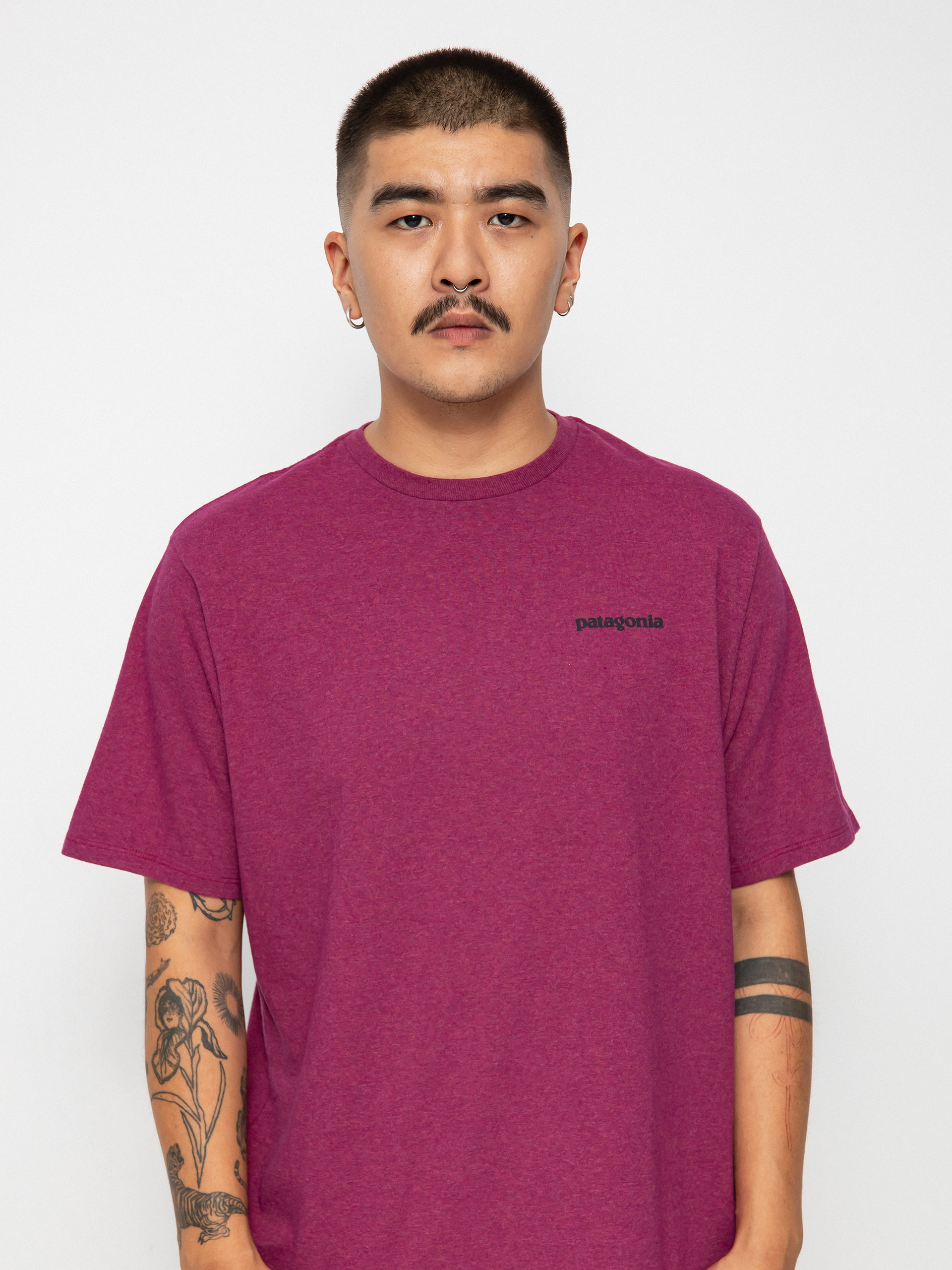 Patagonia P 6 Logo Responsibili T-shirt (star pink)