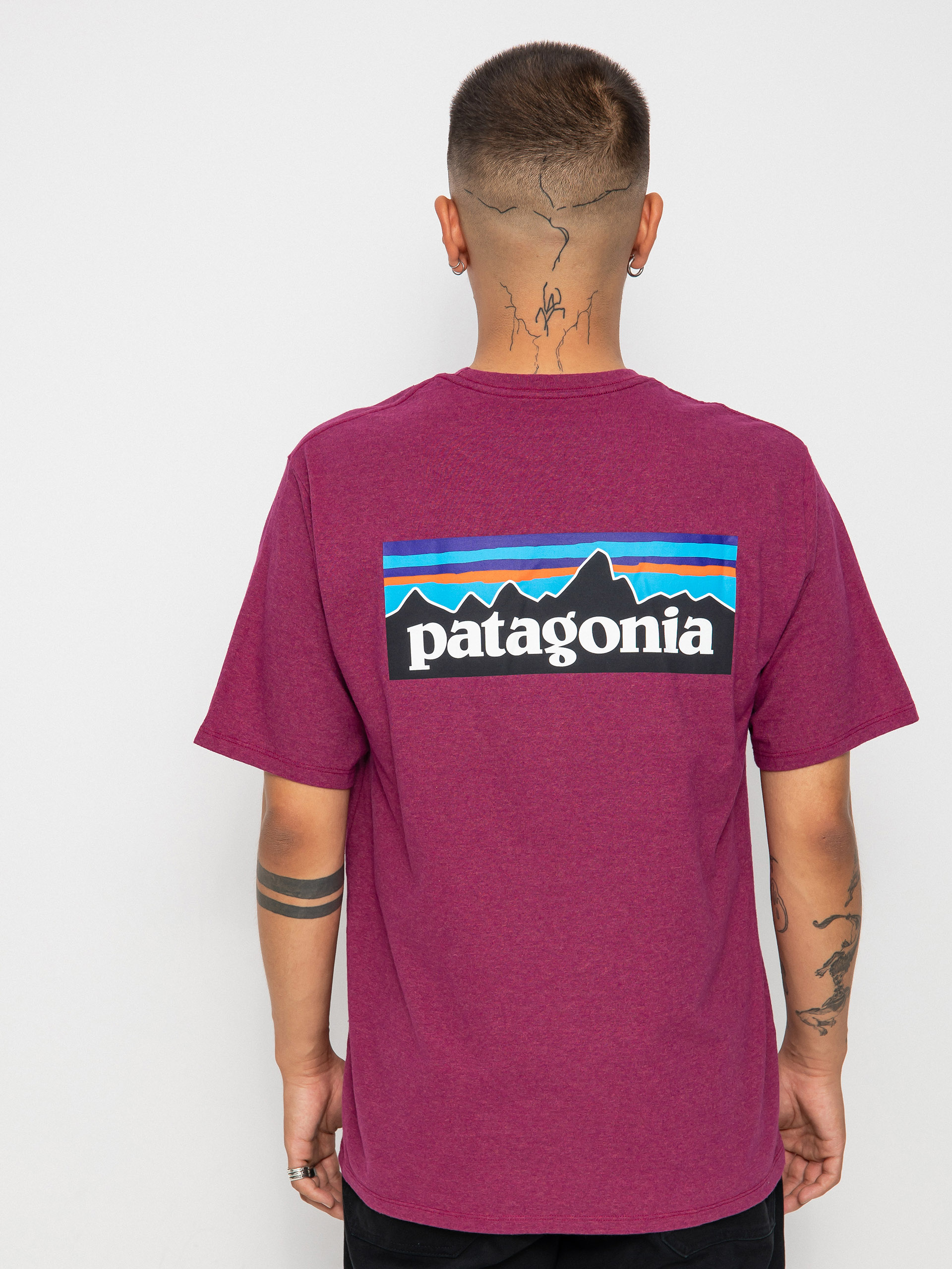 Patagonia P 6 Logo Responsibili T-shirt (star pink)
