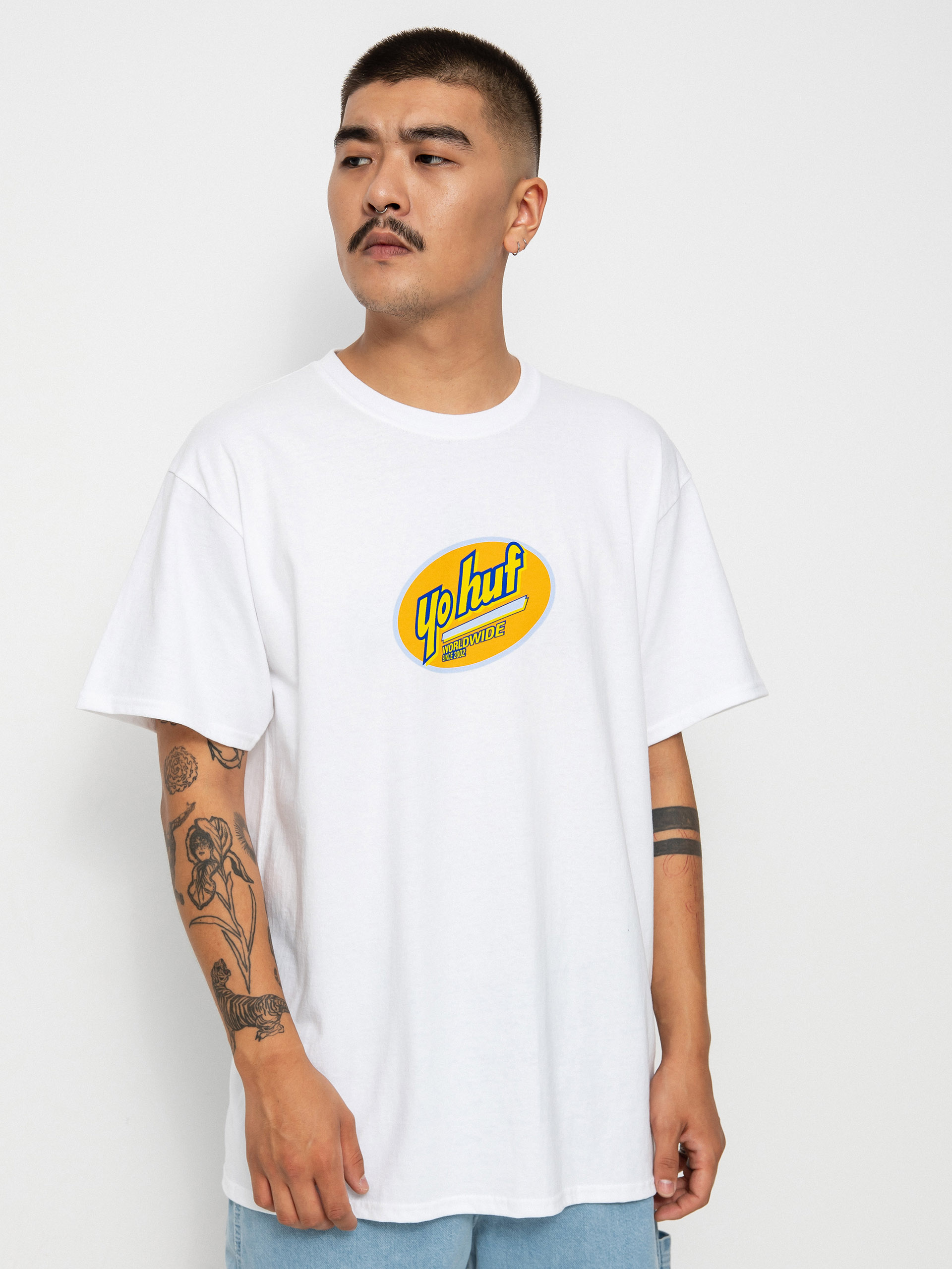 HUF Yo Huf T shirt white 