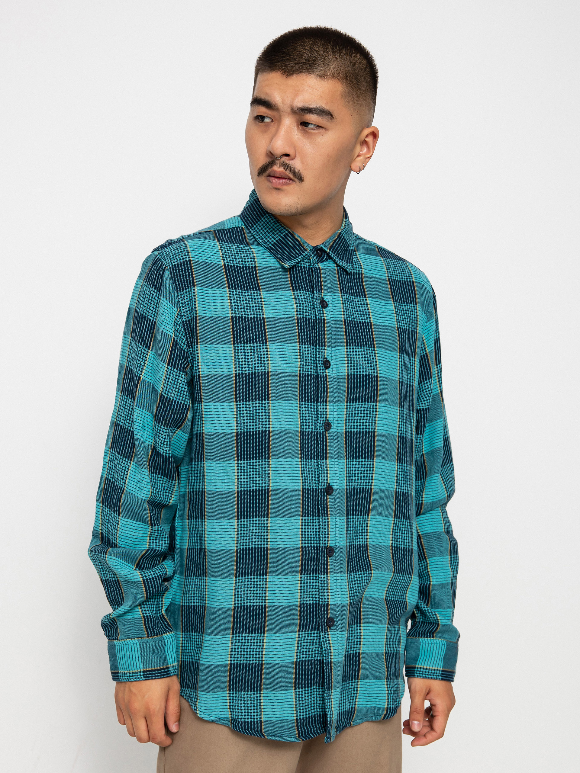 Brixton Bowery Sw Np Ls Shirt (teal)