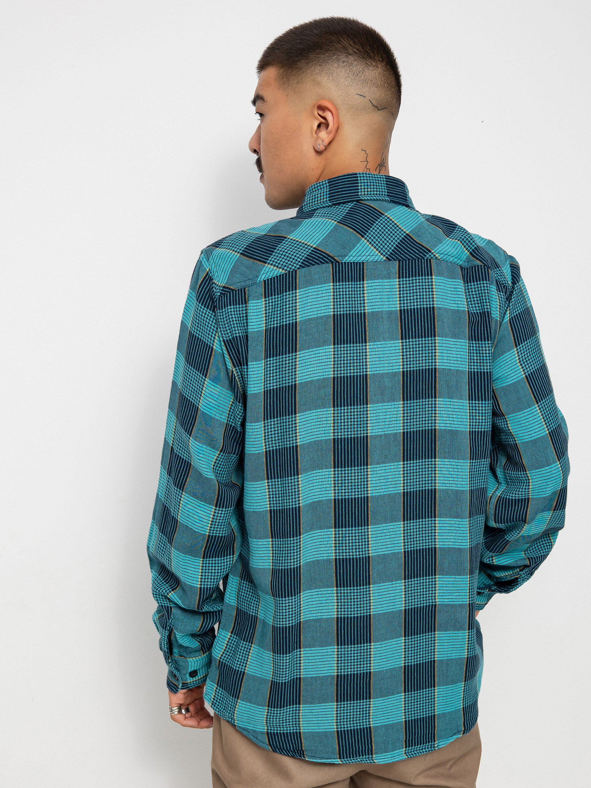 Brixton Bowery Sw Np Ls Shirt (teal)