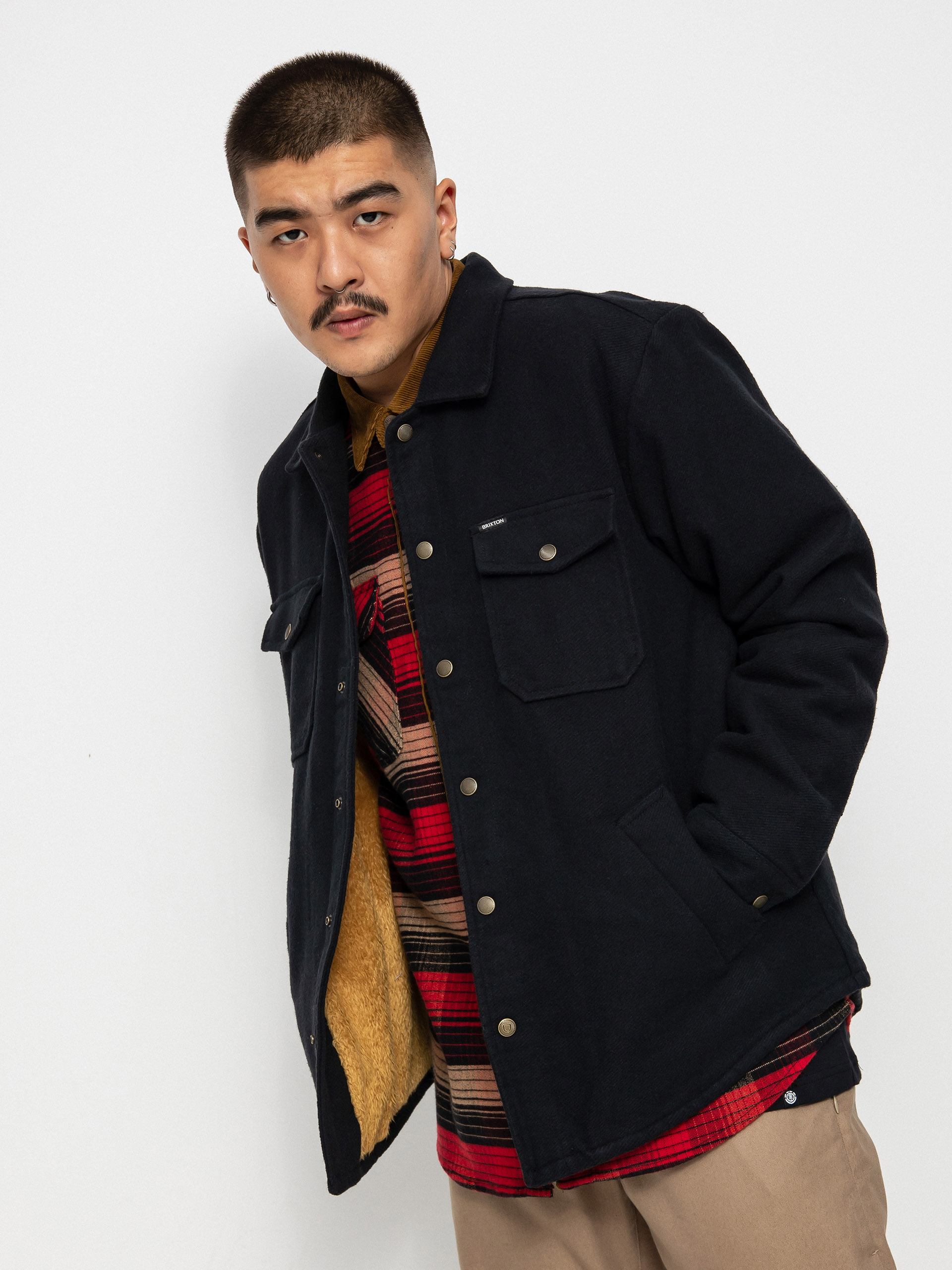 Brixton Bowery Lined Jacket (black)