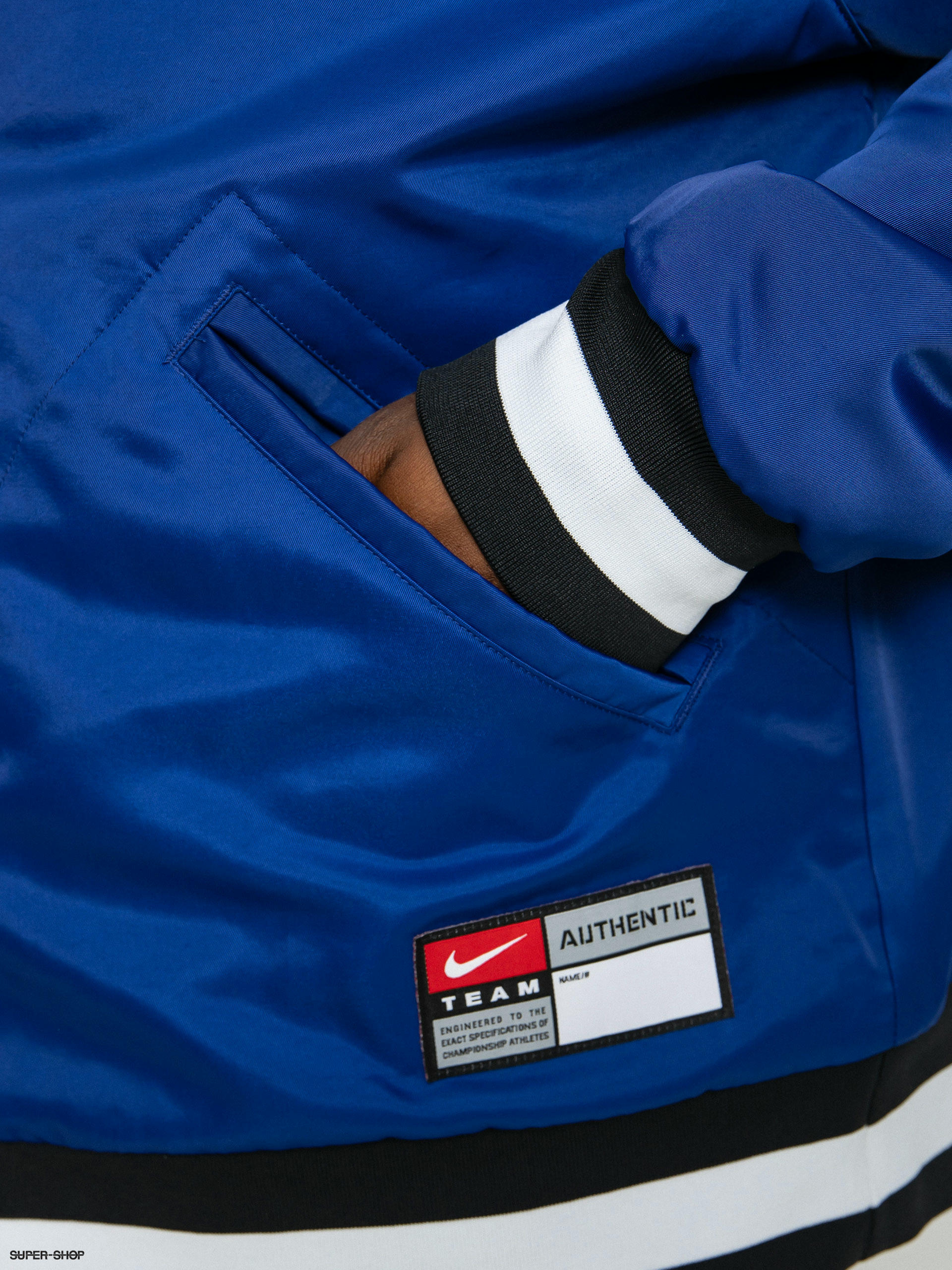Shop Nike SB x MLB Varsity Jacket (deep royal blue) online