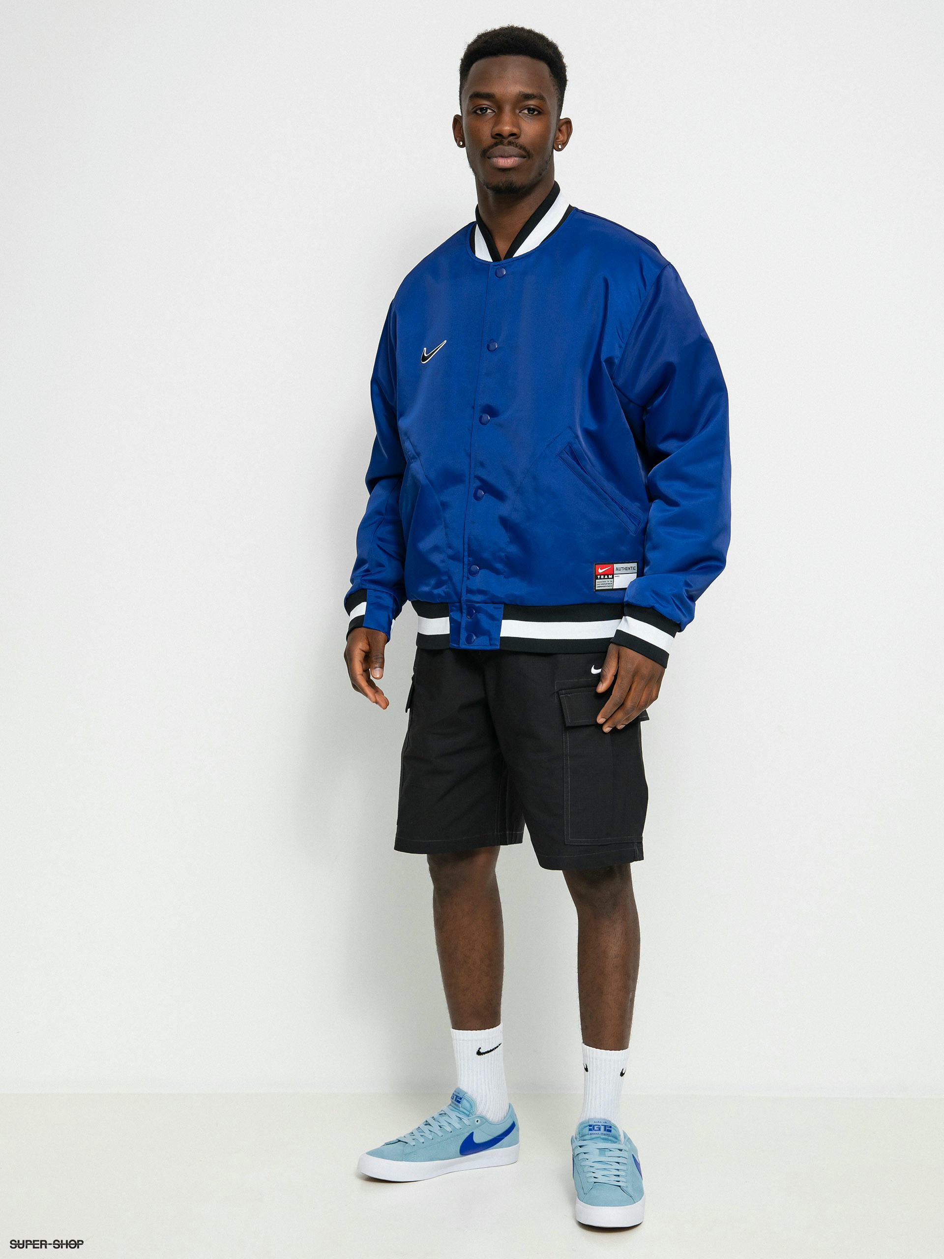 nike sb jacket blue