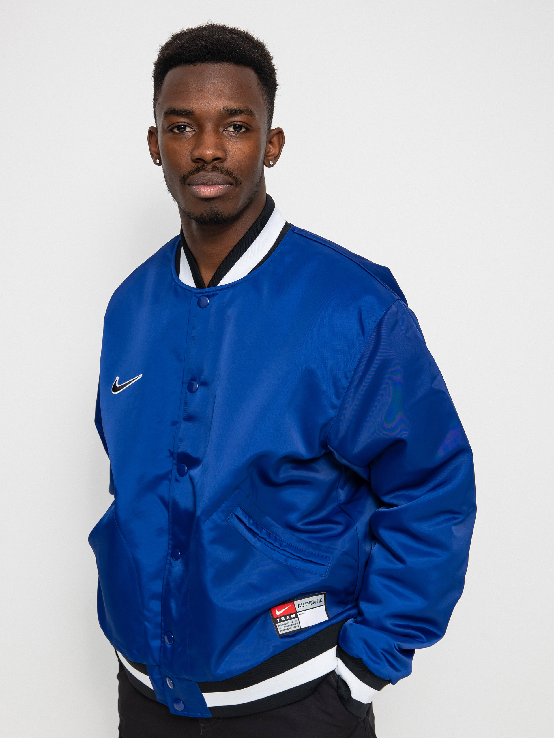 Nike SB Bsbl Varsity Jacket (deep royal blue/black/white/white)