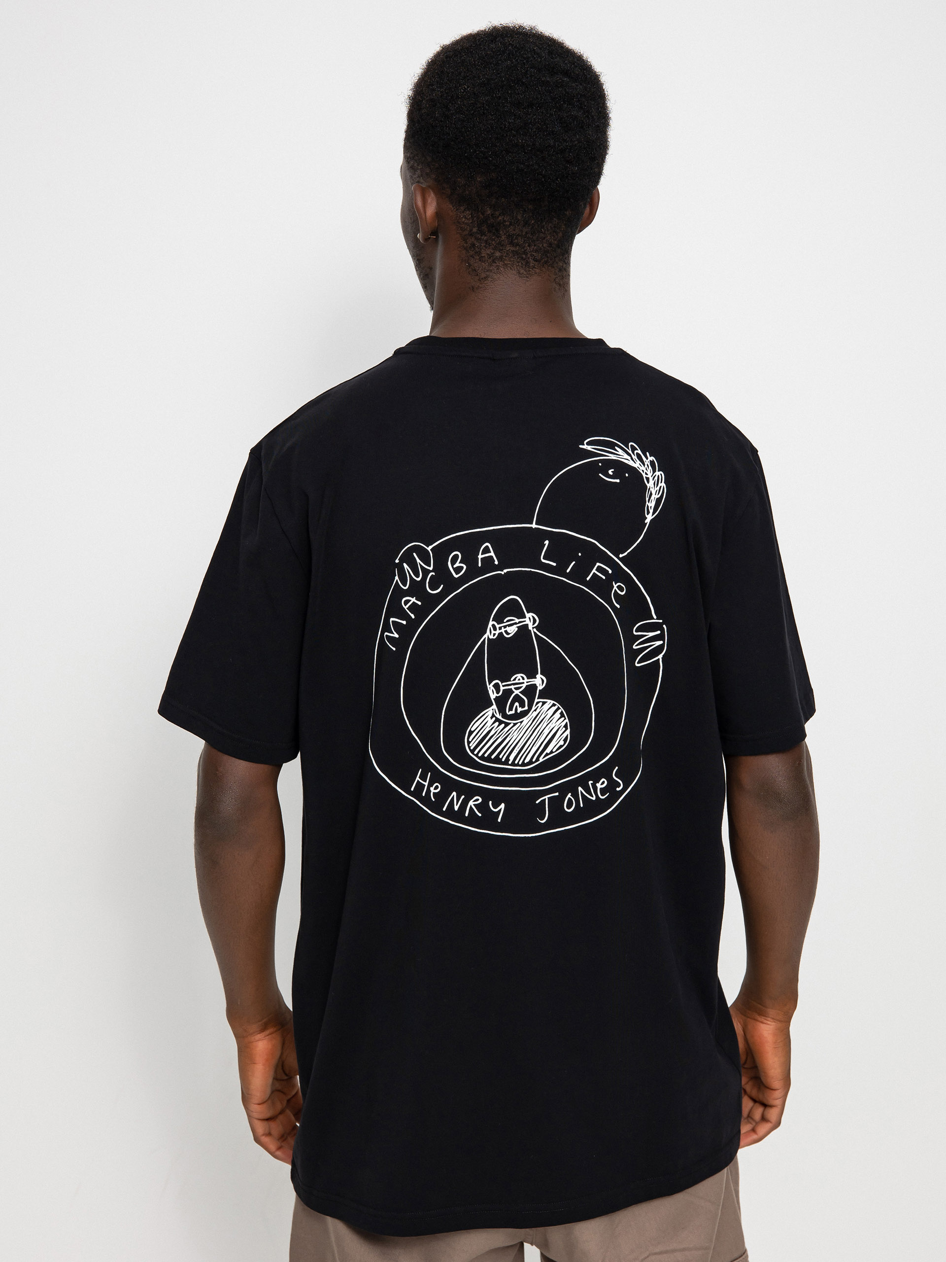 Macba Life Henry Jones Skate Logo T-shirt (black)