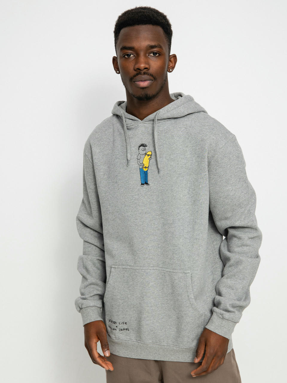 Macba Life Henry Jones Skate Logo HD Hoodie (heather grey)