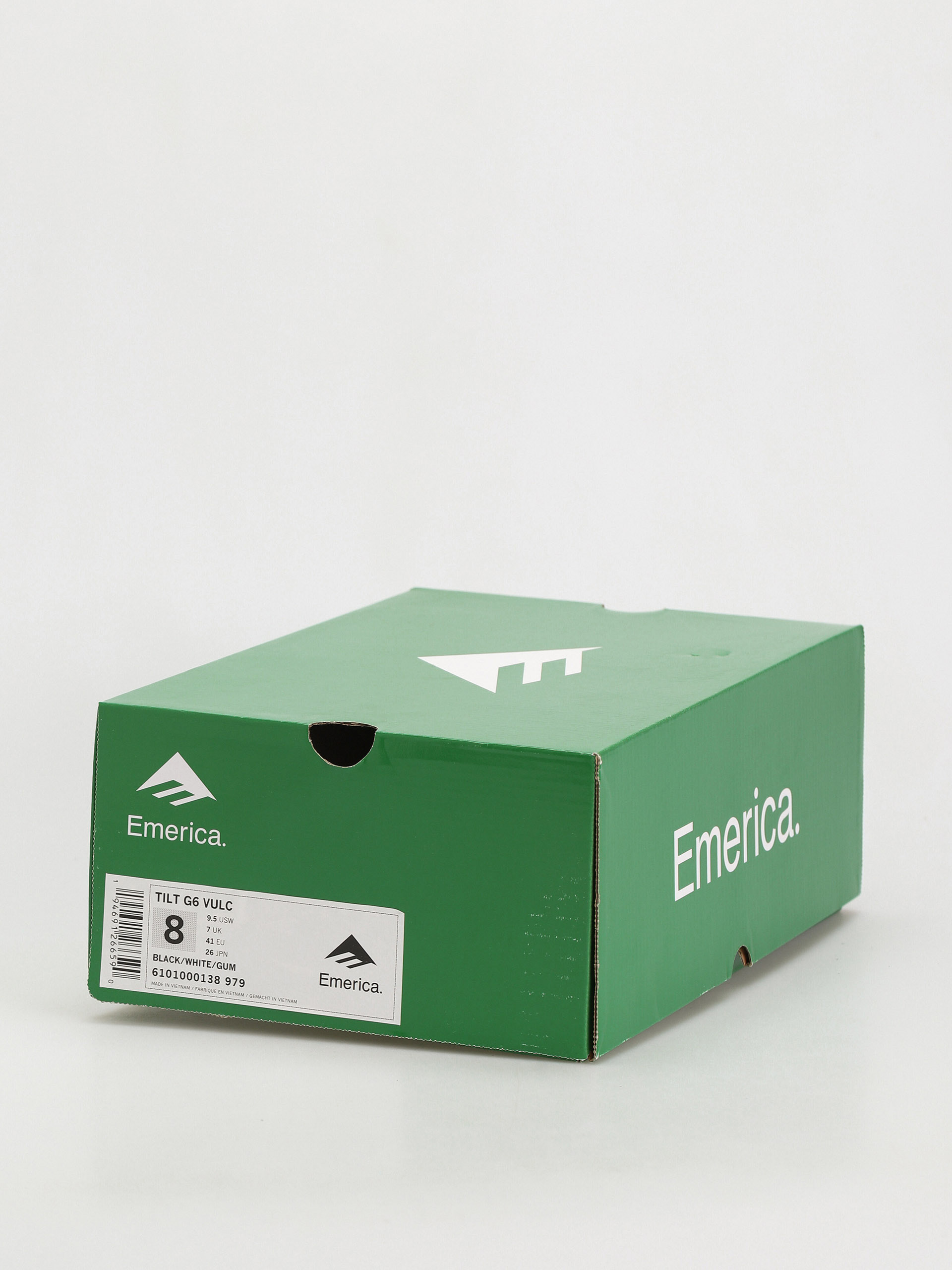 Emerica Tilt G6 Vulc Shoes (black/white/gum)