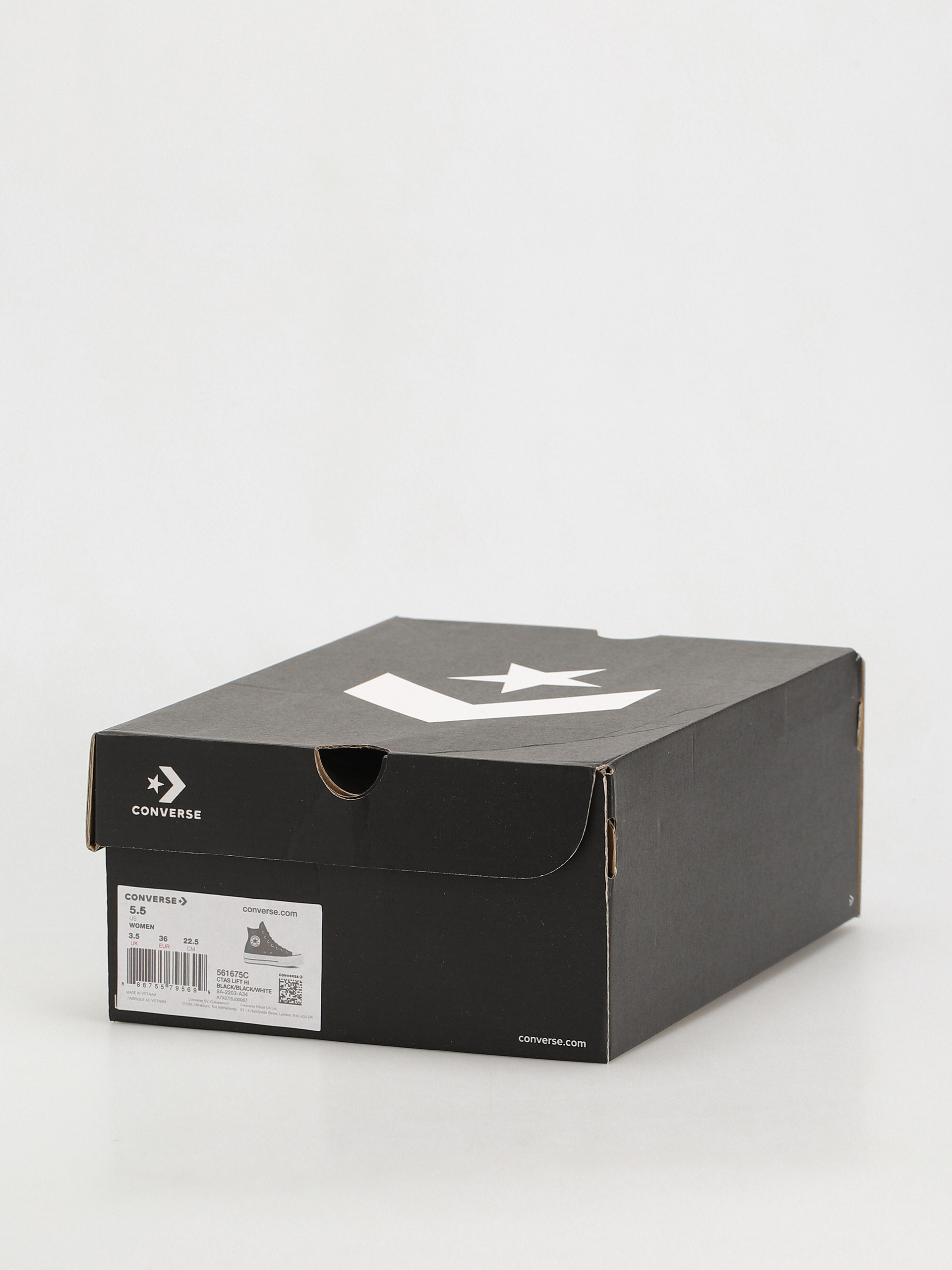 Converse Chuck Taylor All Star Lift Hi Chucks Wmn (black/black/white)