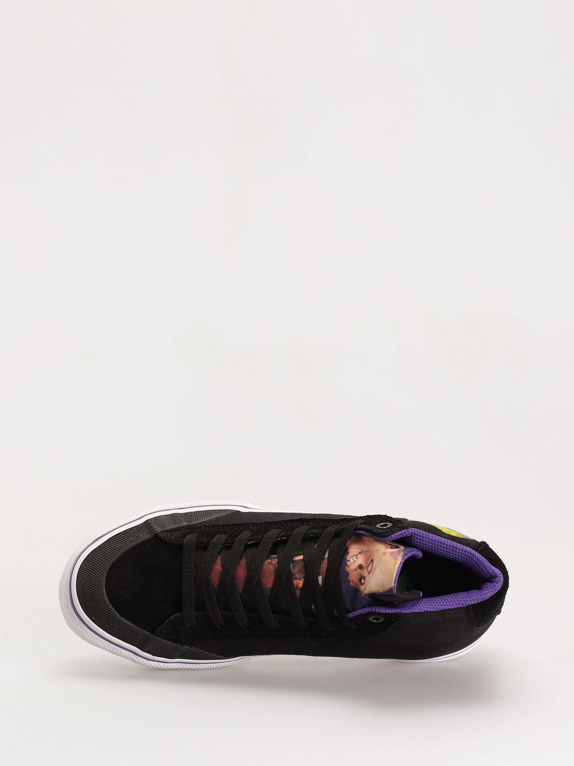 Emerica Omen Hi X Dinosaur Shoes (black/purple)