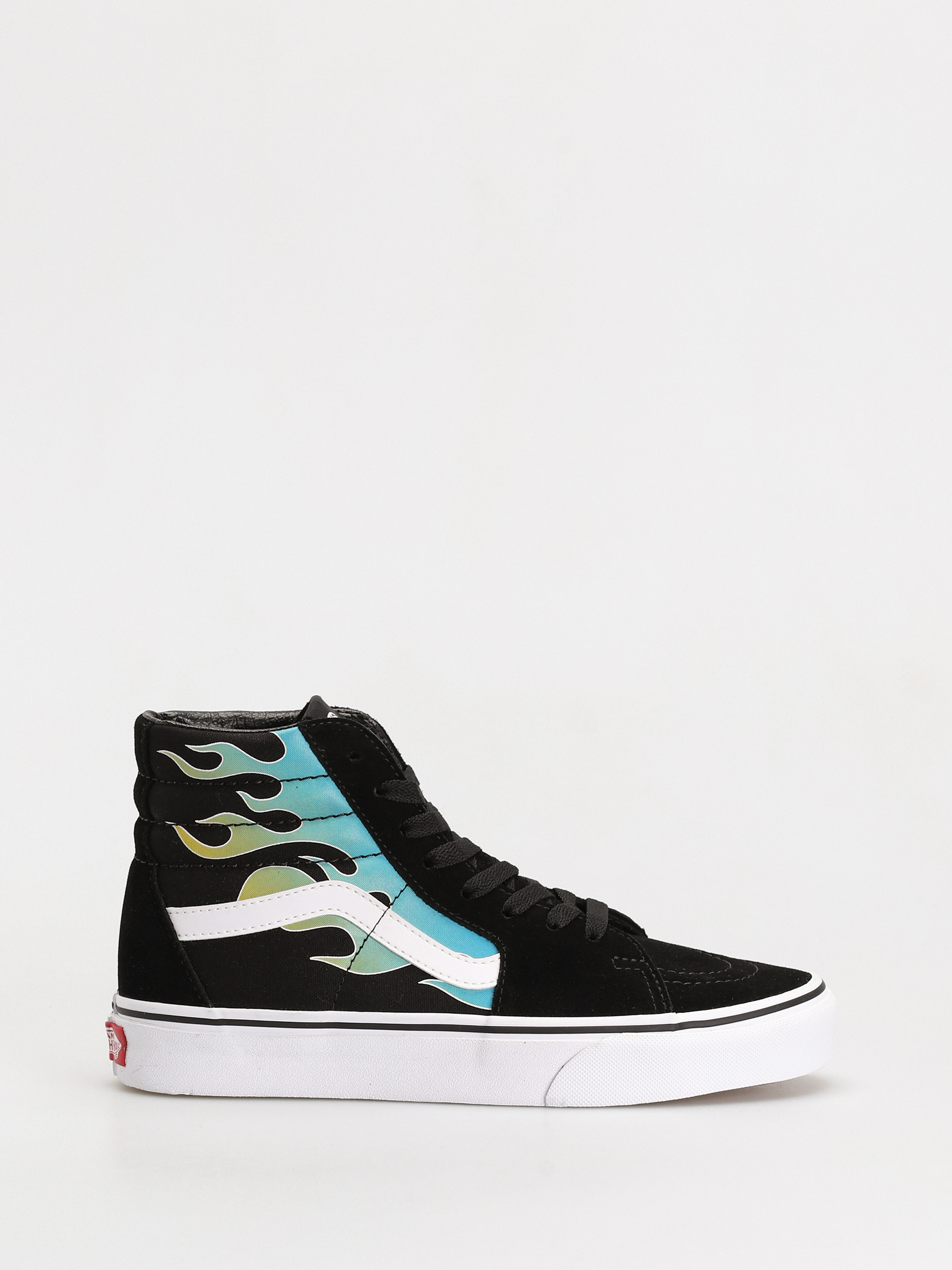 Vans Sk8 Hi Shoes (glow flame black/white)