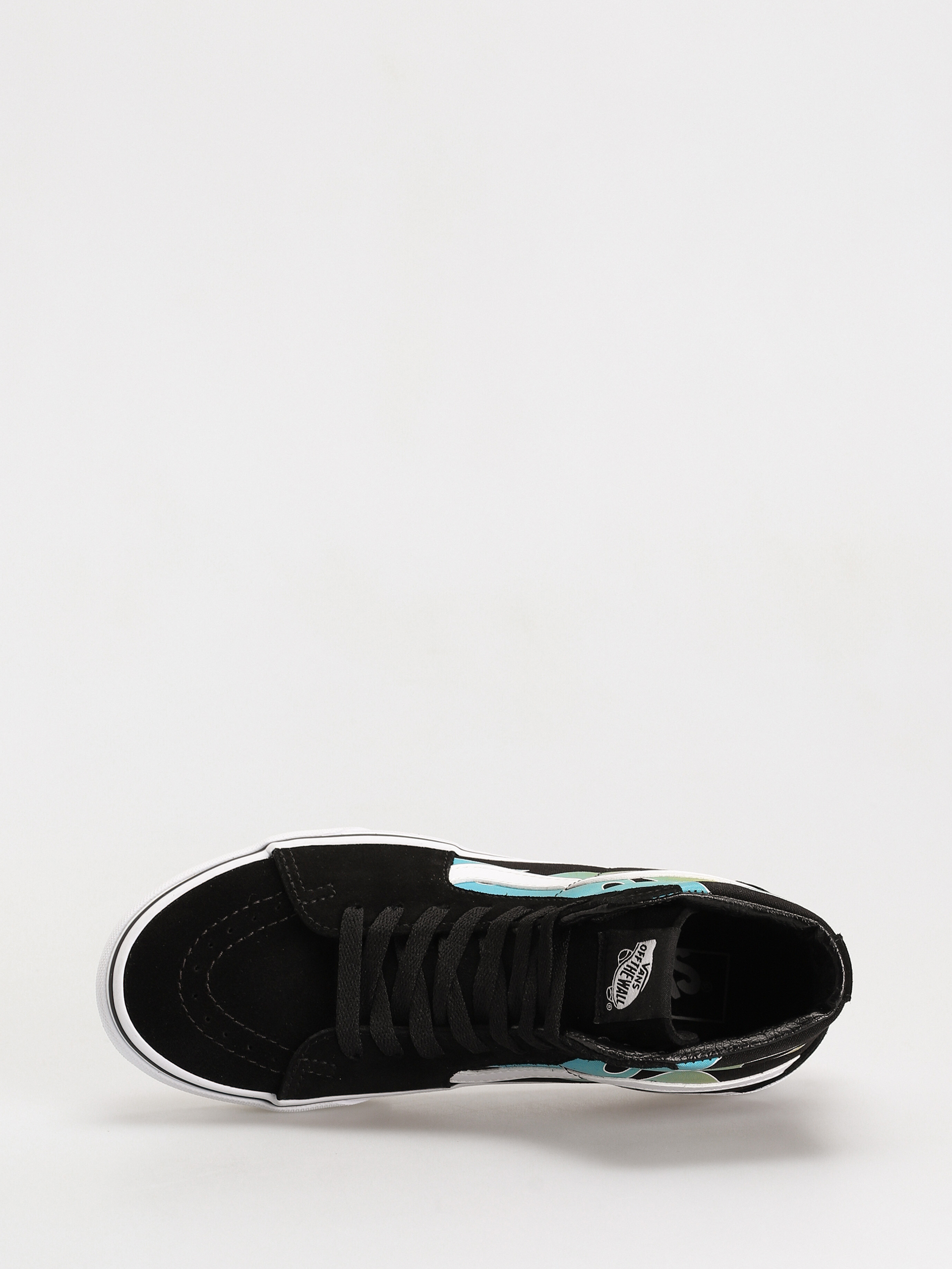 Vans Sk8 Hi Shoes (glow flame black/white)