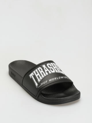 HUF X Thrasher Slide Flip flops (black)