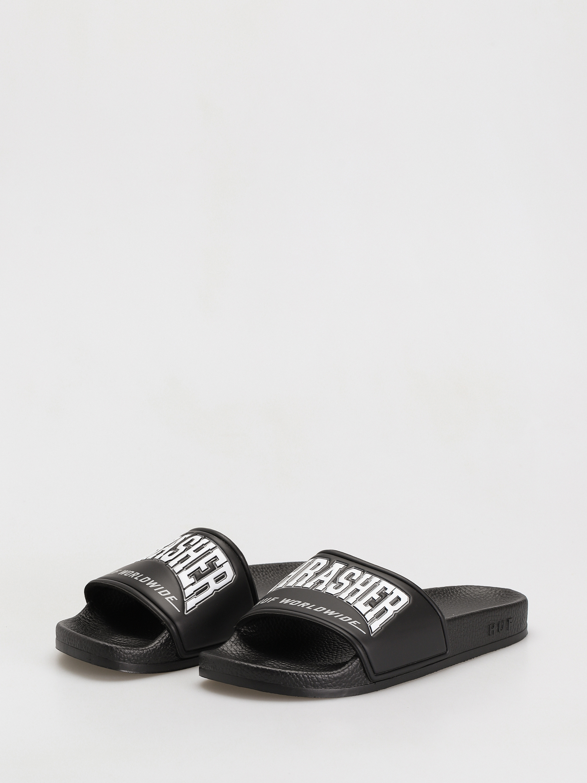 HUF X Thrasher Slide Flip-flops (black)