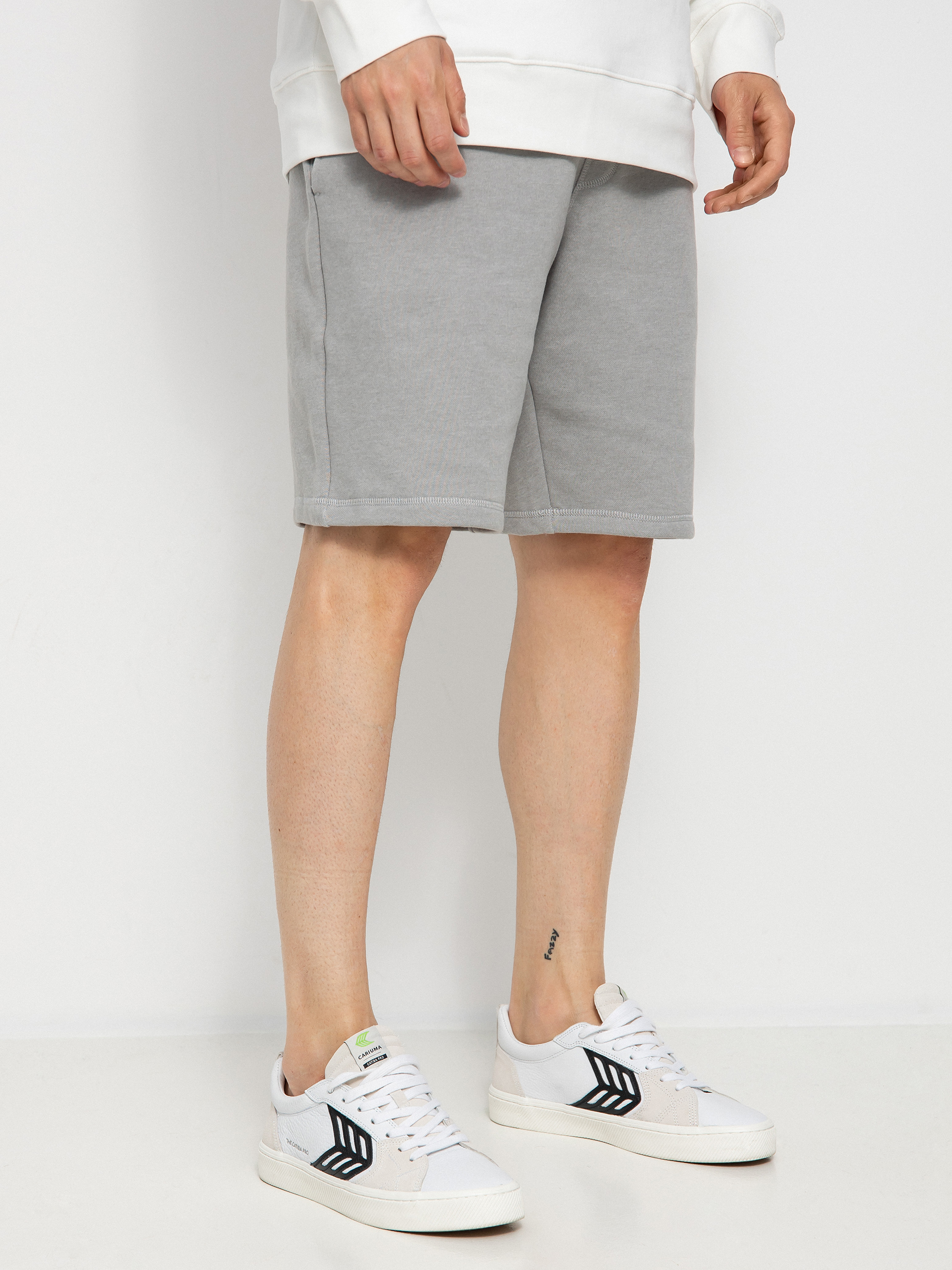 Columbia Logo Fleece Shorts (columbia grey heather)