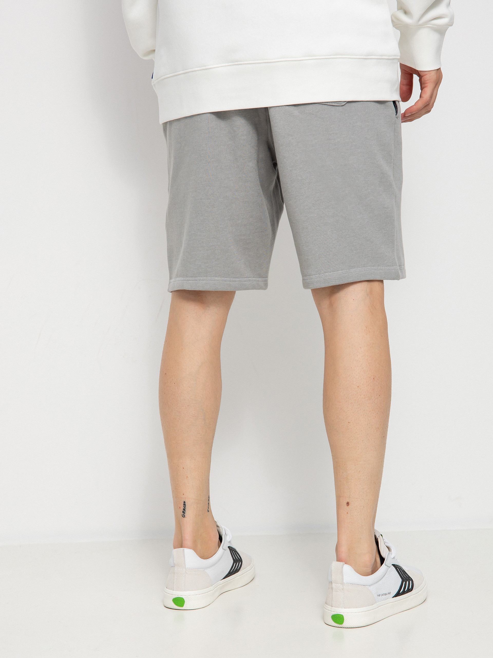 Columbia Logo Fleece Shorts (columbia grey heather)