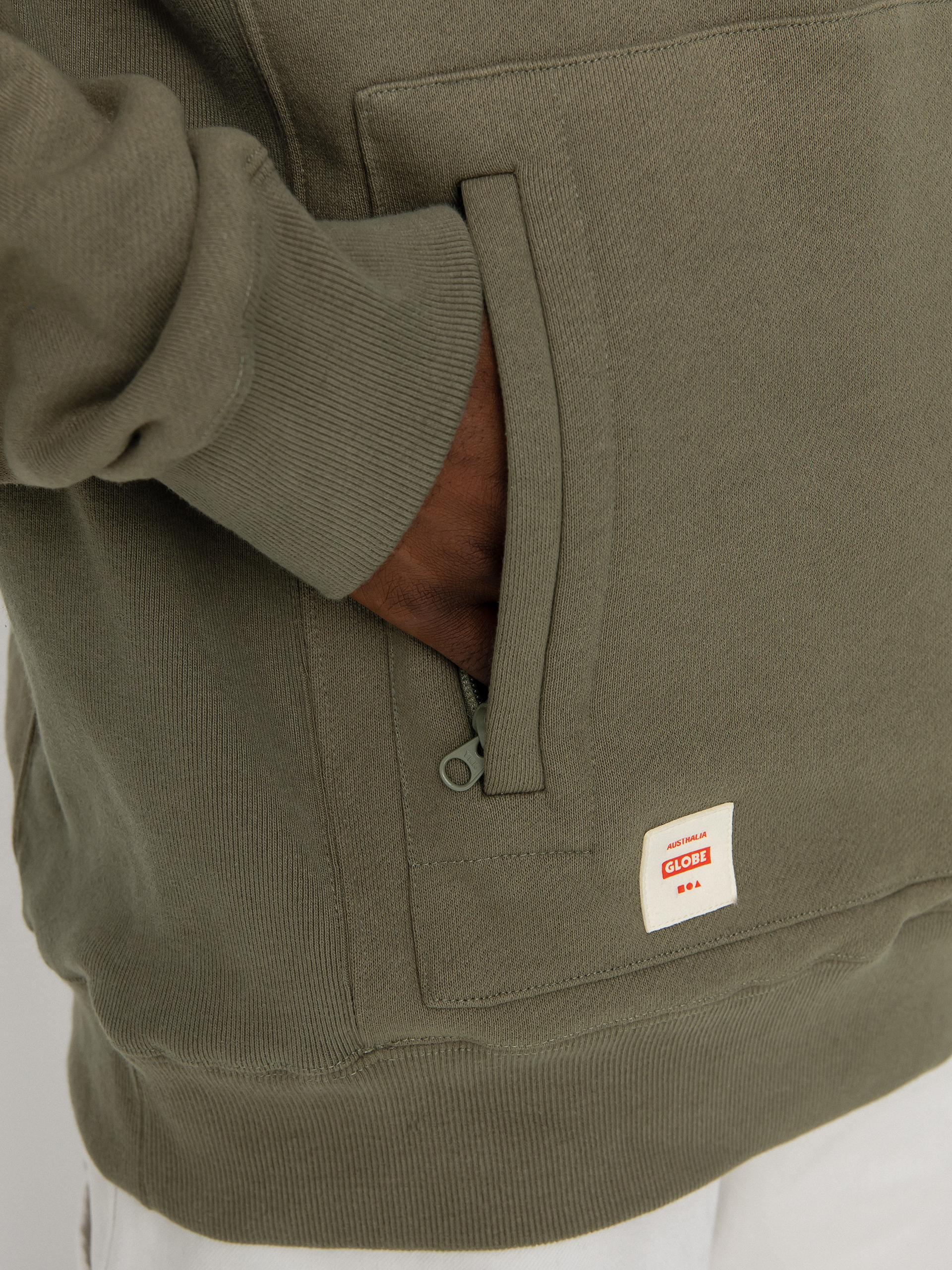 Globe Burly HD Hoodie (olive)