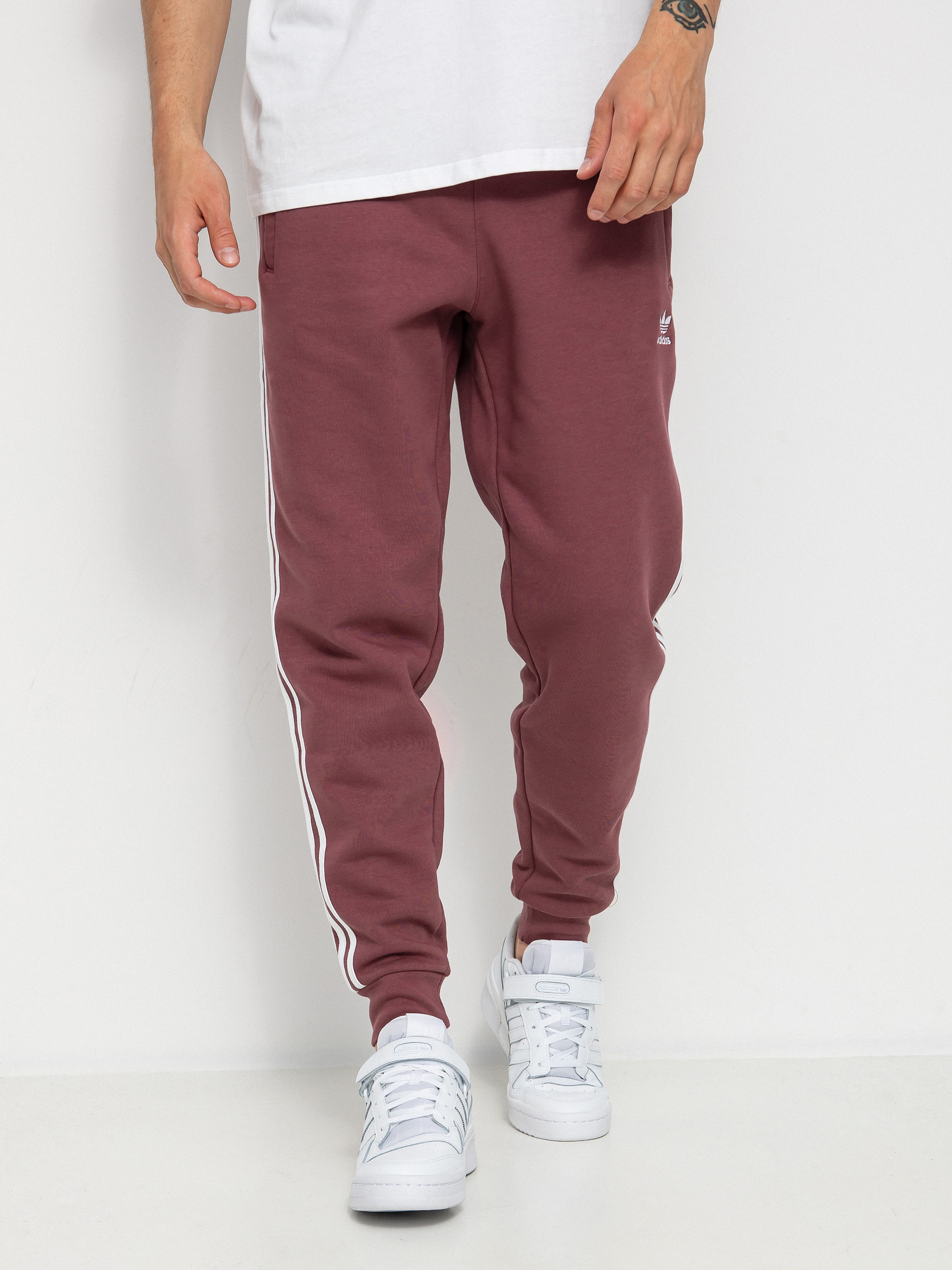 adidas Originals 3 Stripes Pants (quiet crimson)