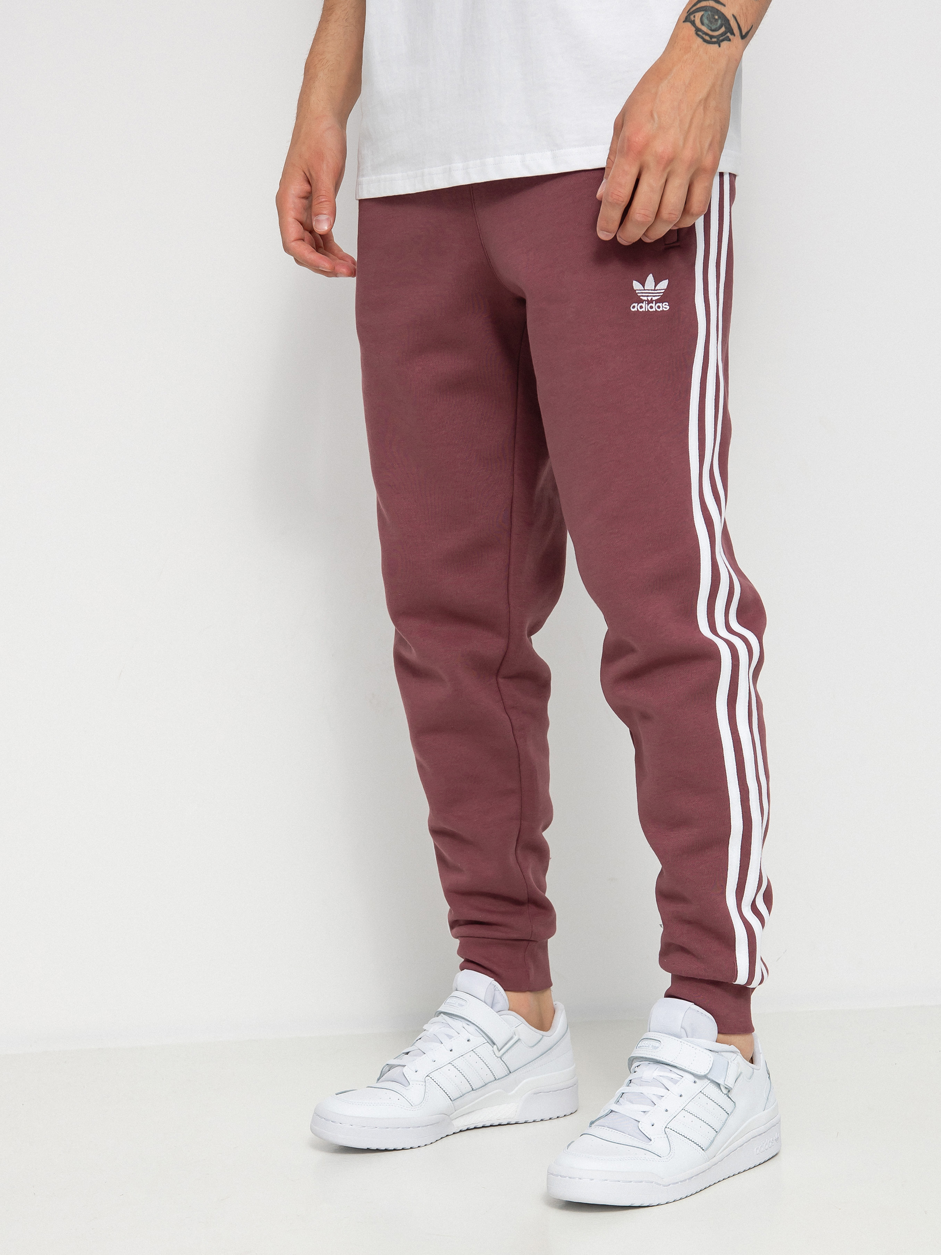 Adidas maroon joggers best sale