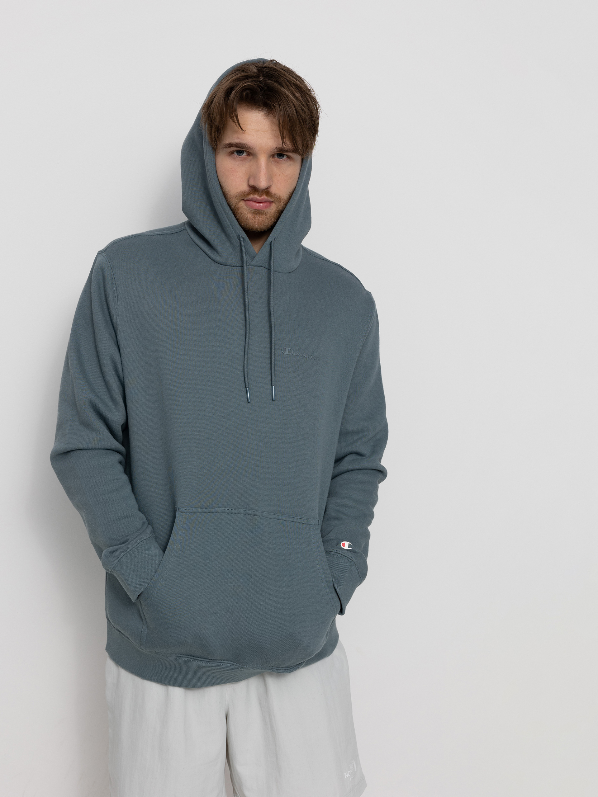 Champion Legacy Hooded Sweatshirt 218287 HD Hoodie grey (gpg)