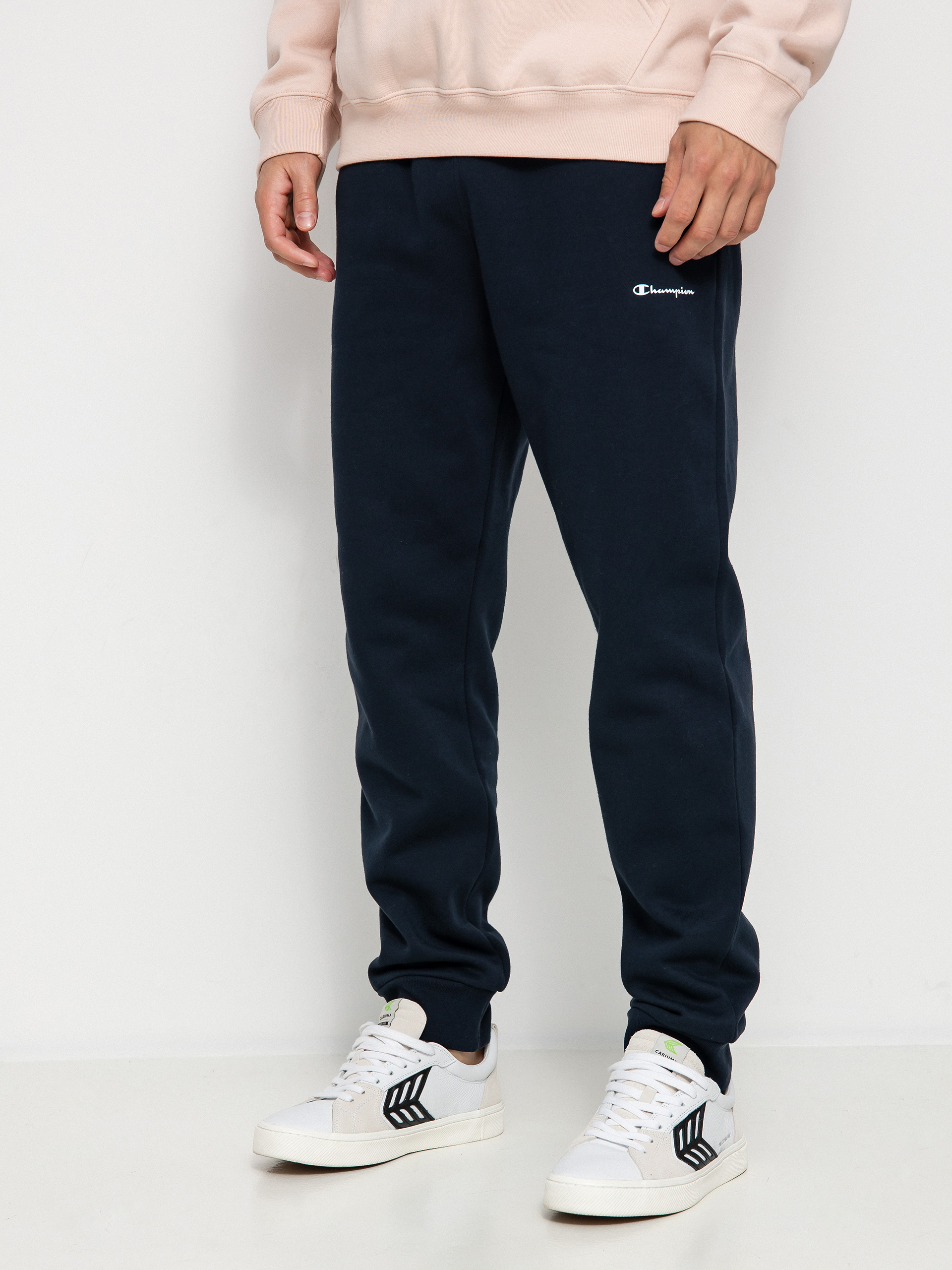 champion urban logo rib cuff pants