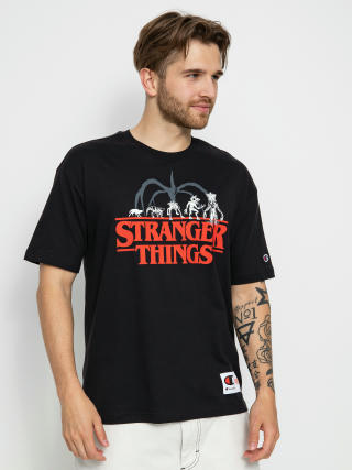 Champion X Stranger Things Crewneck T-Shirt 217791 T-shirt (nbk)