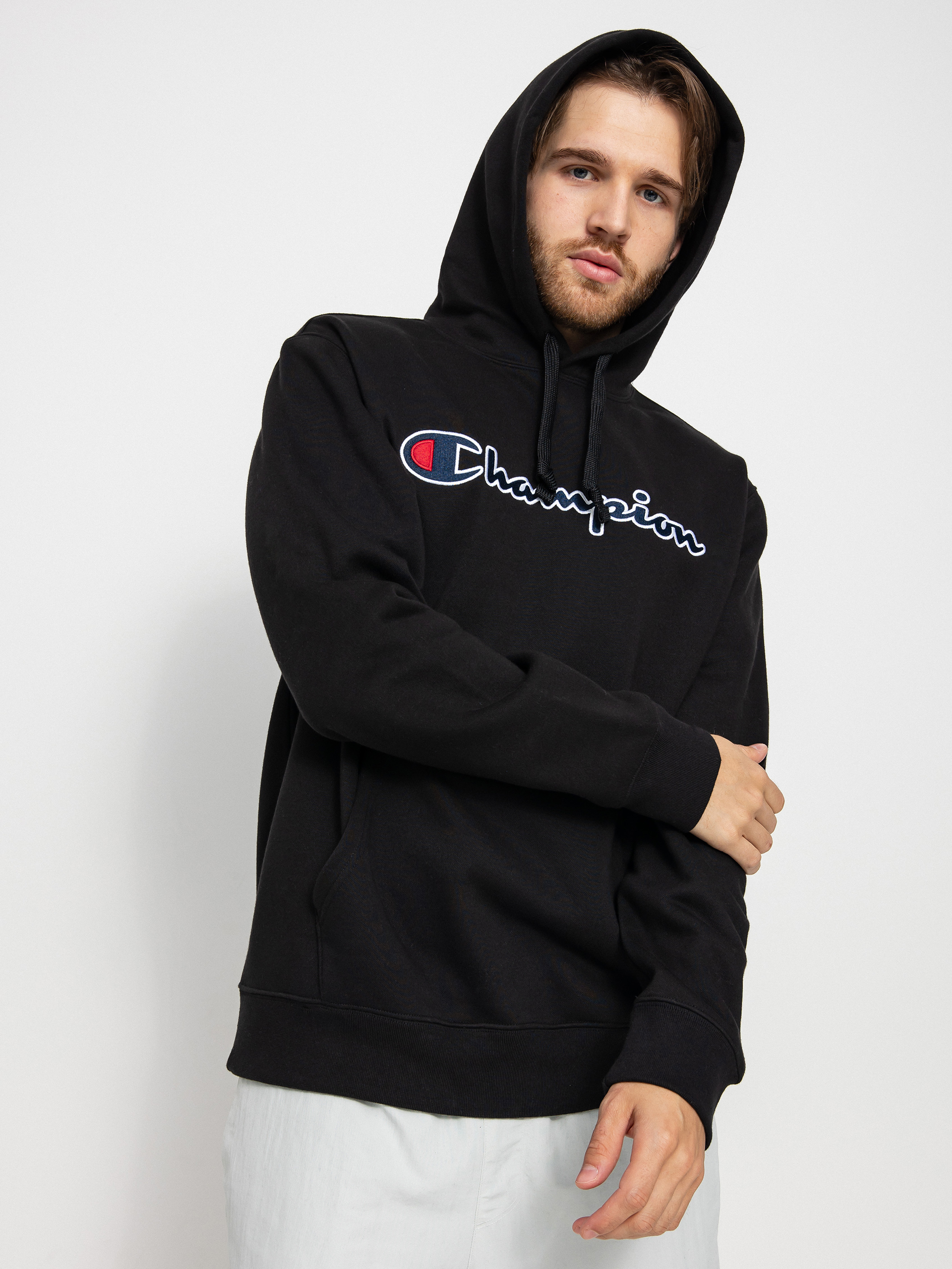 Champion Hooded Sweatshirt 217858 HD Hoodie (nbk)