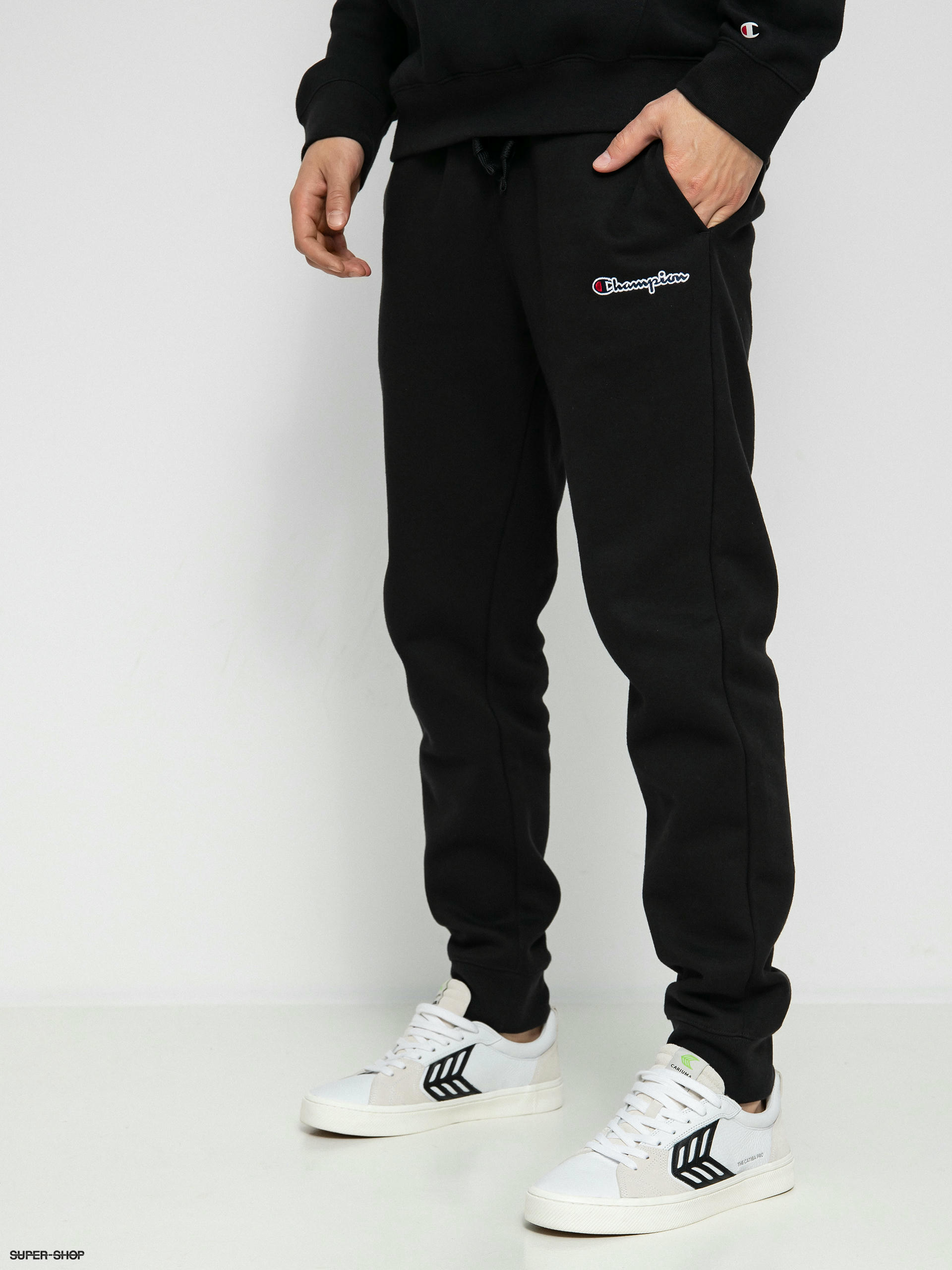 champion rib cuff pants grey