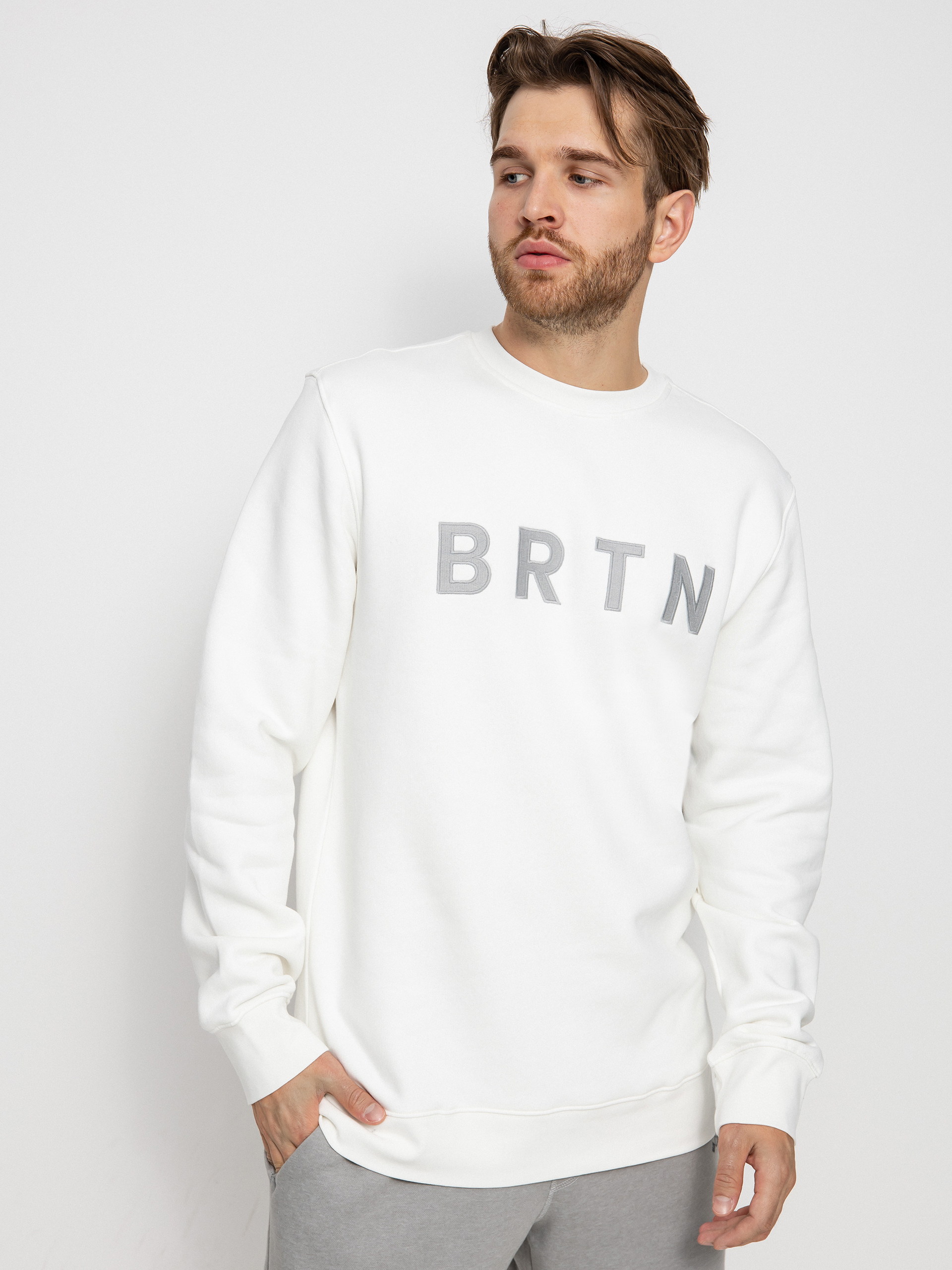 Burton BRTN Sweatshirt (stout white)