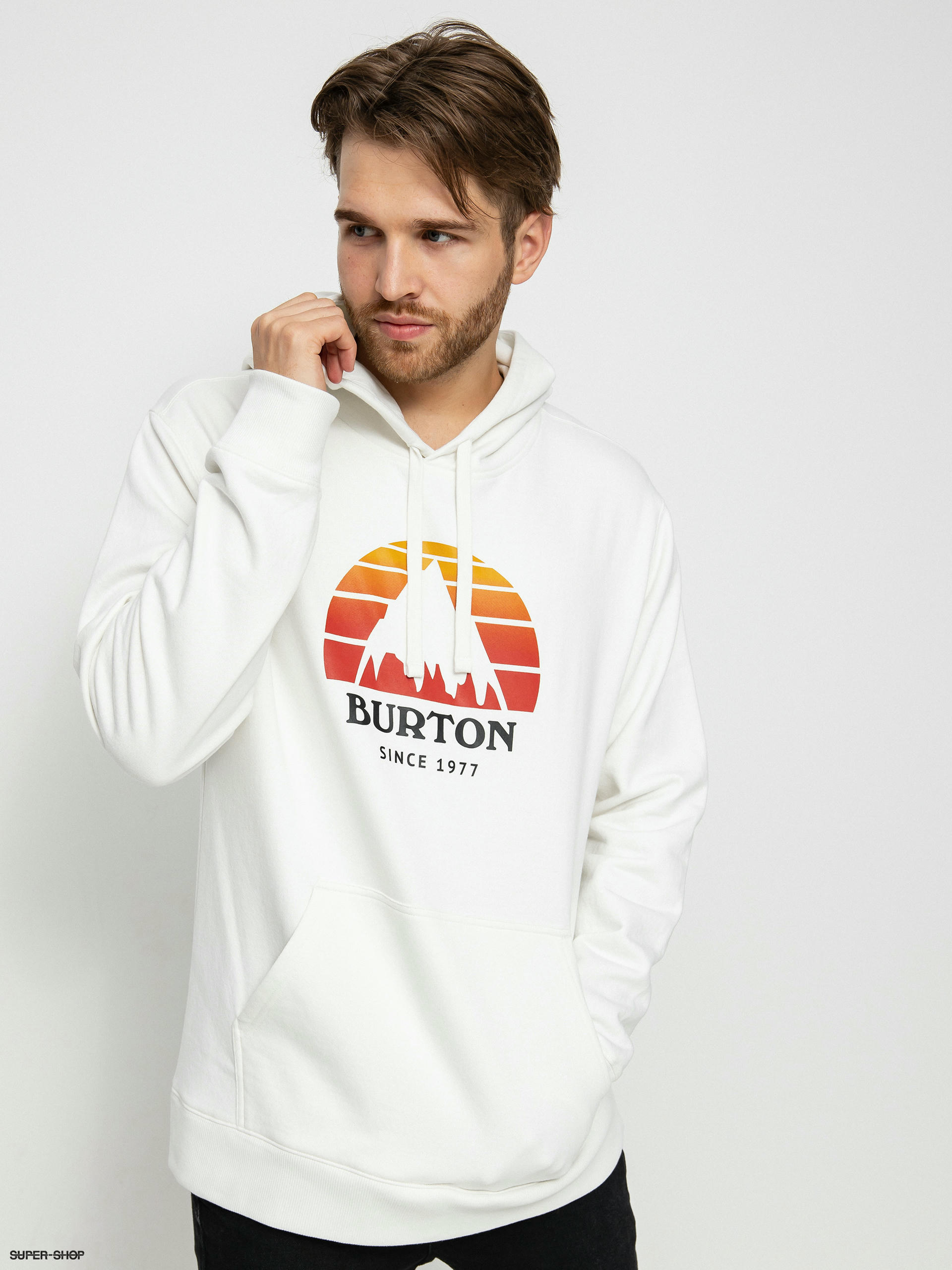 Burton Underhill HD Hoodie stout white