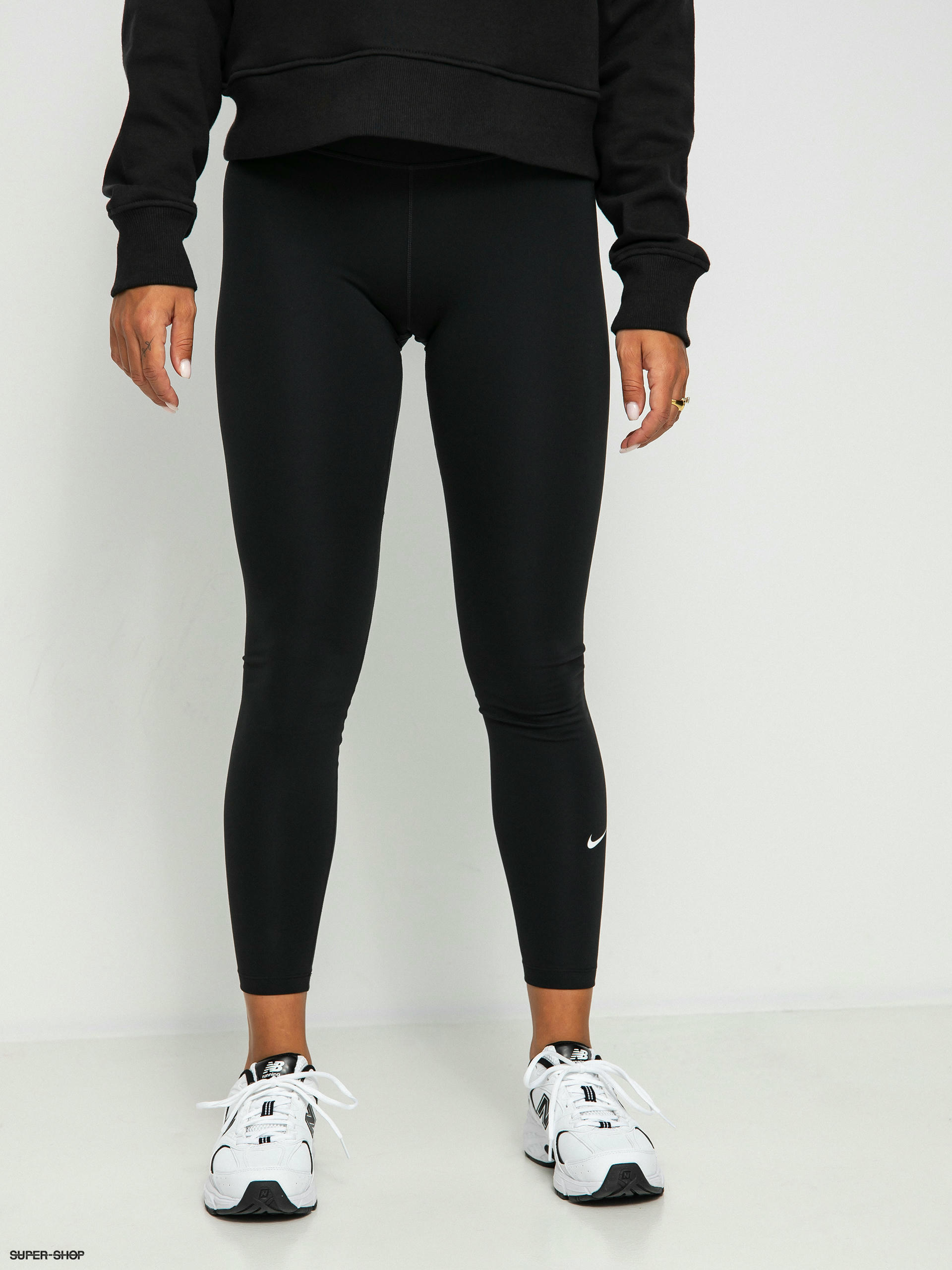Nike Black One Leggings - Black/white